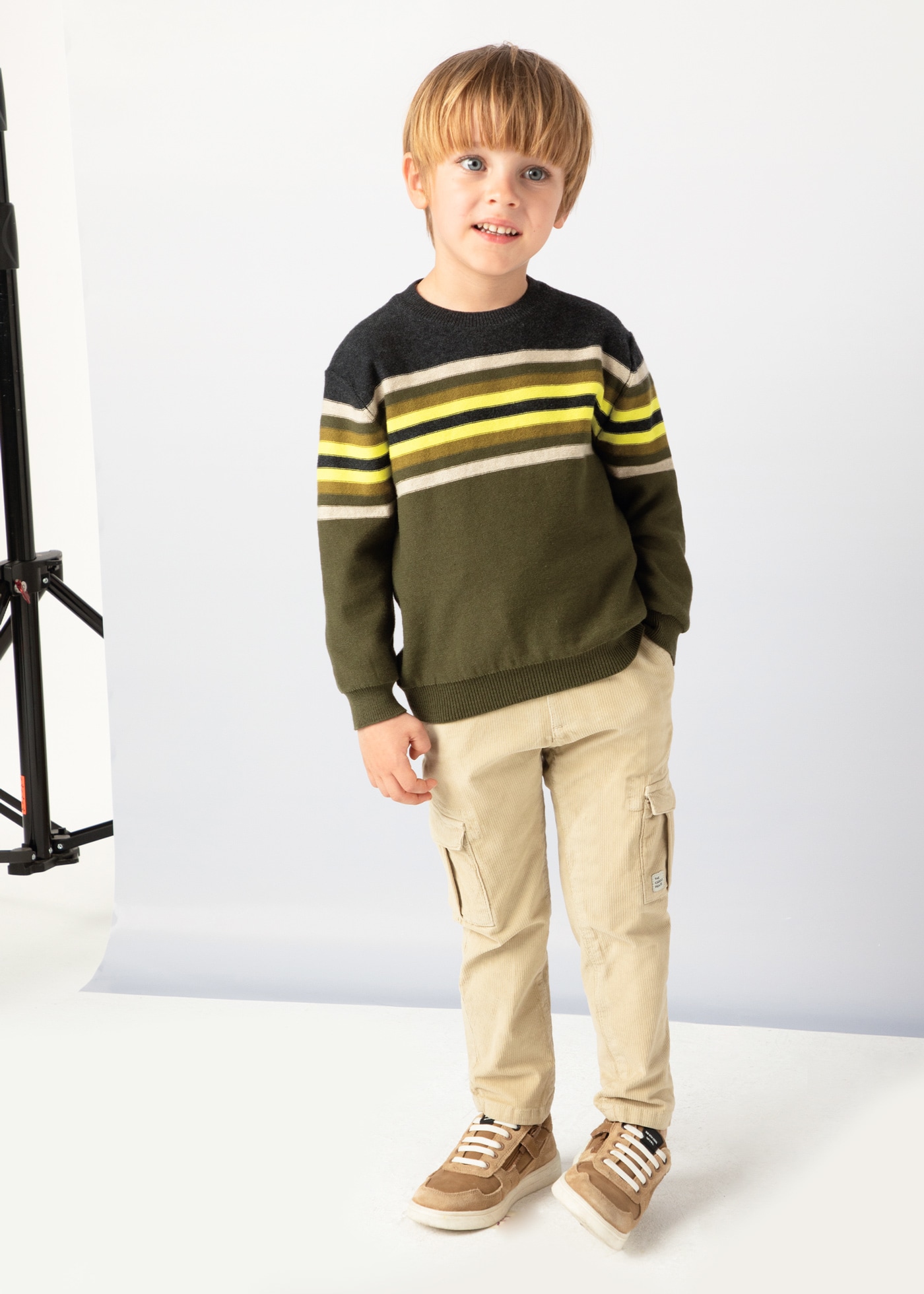 Boy Corduroy Cargo Pants