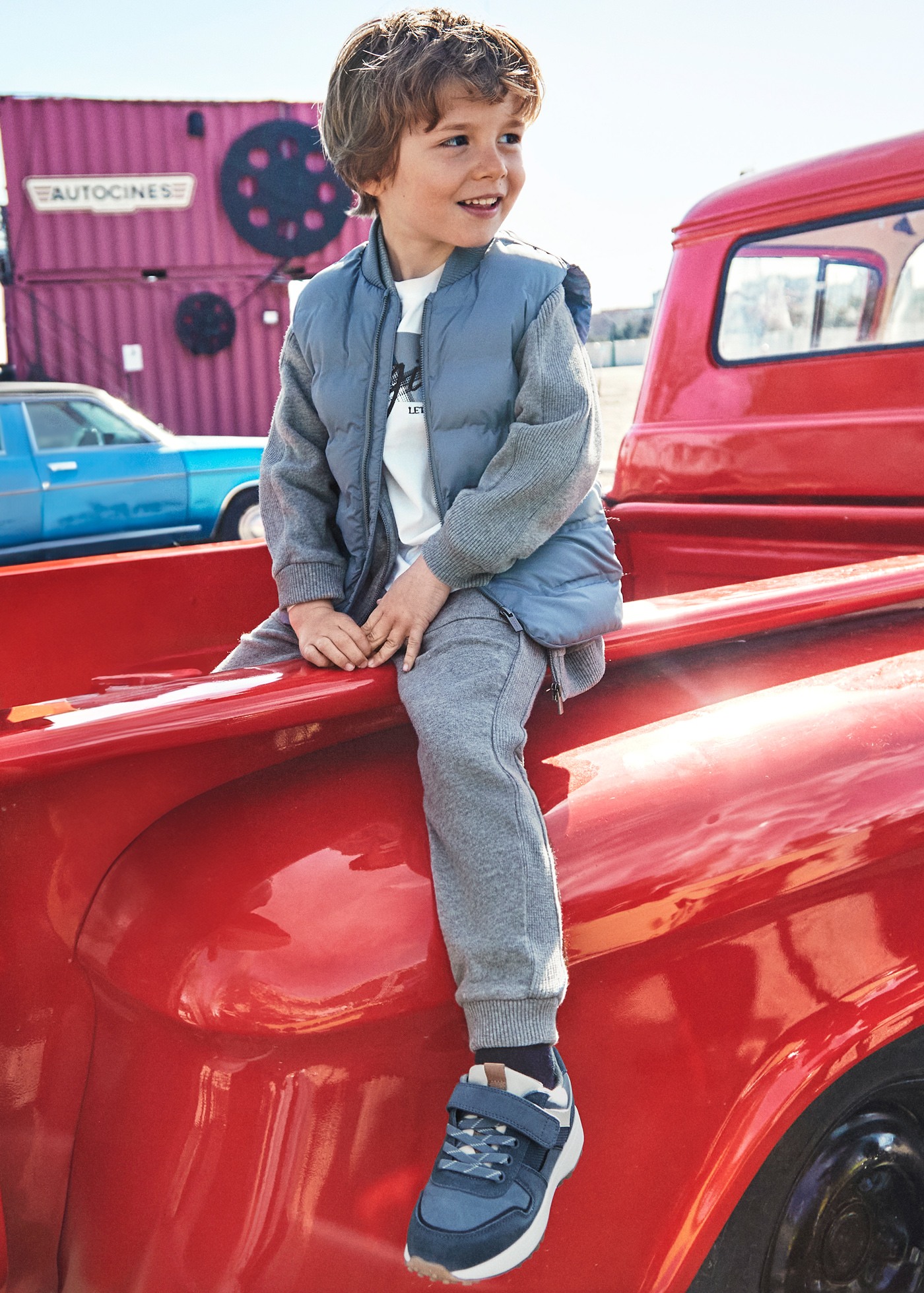 Pantalone sportivo in maglia bambino