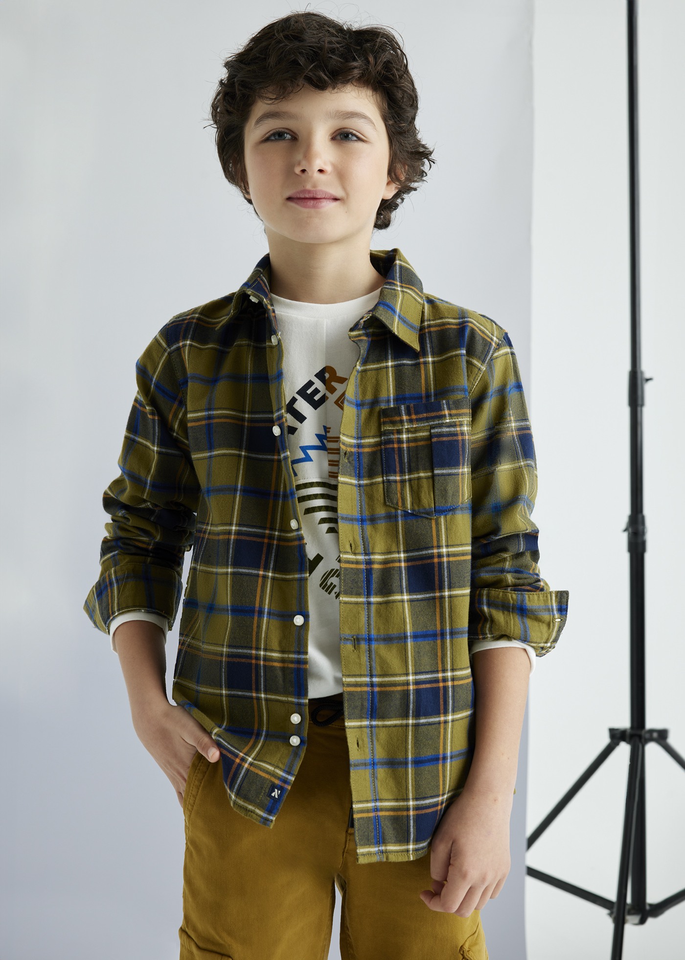 Boy Flannel Check Shirt