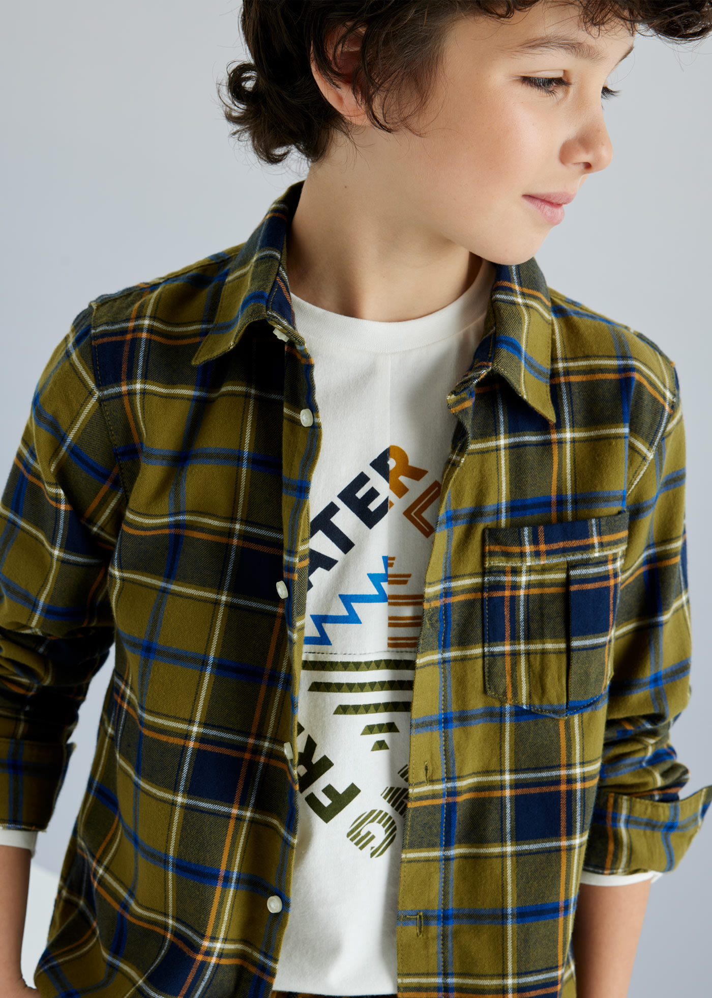 Boy Flannel Check Shirt