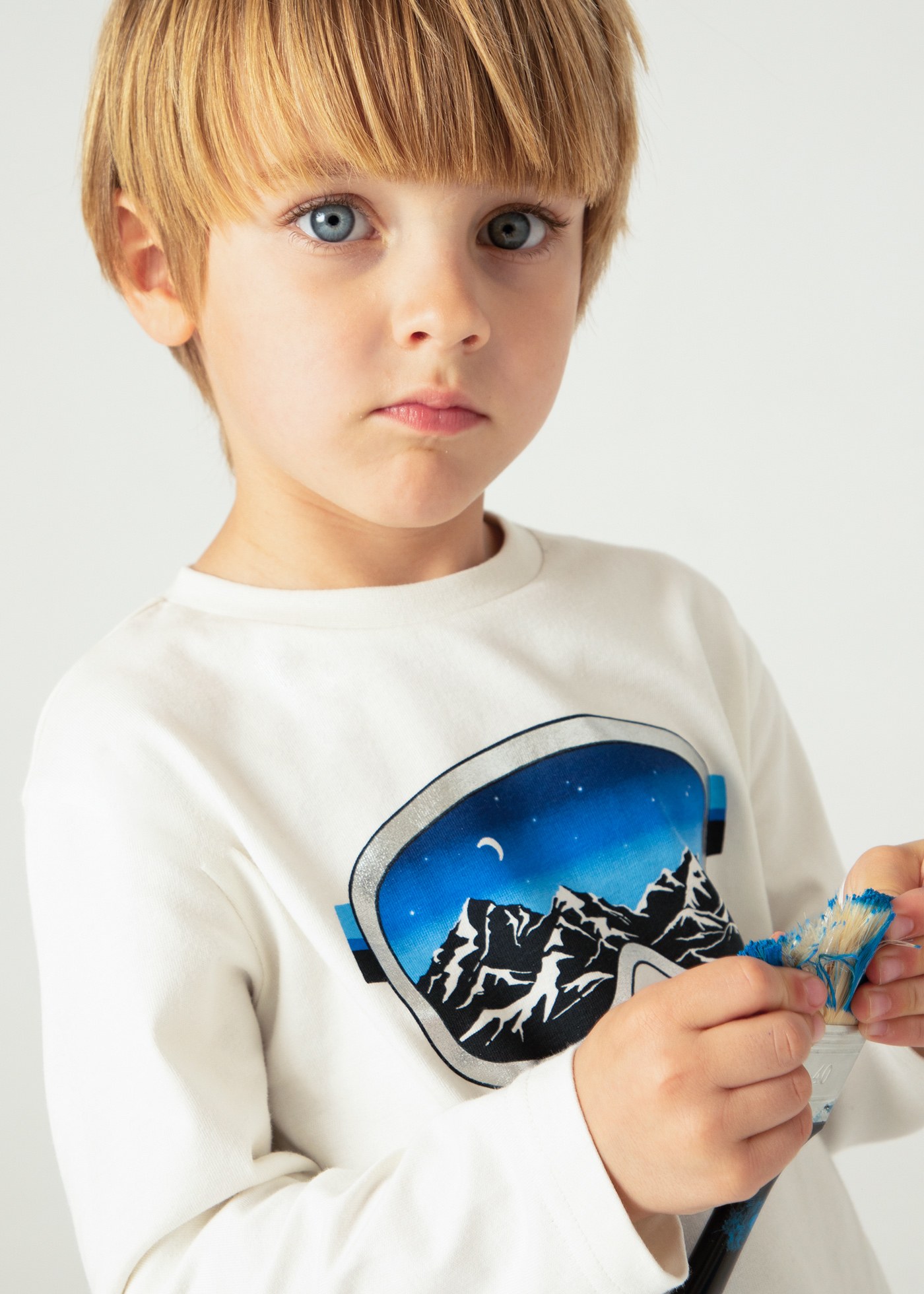 T-shirt ski goggles for boys