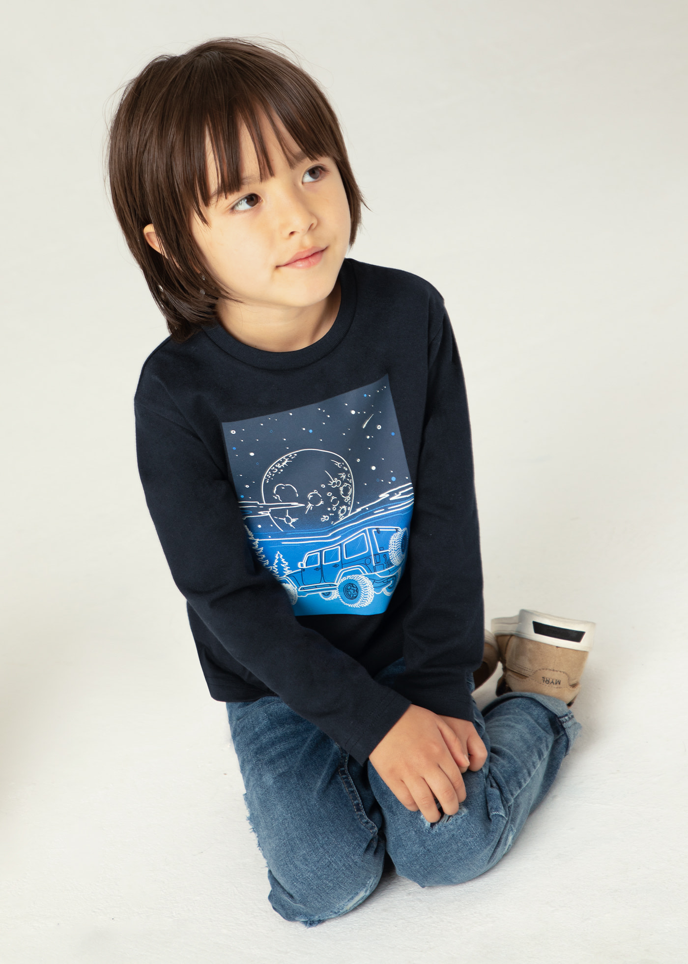 Boy Glow in the Dark Print T-Shirt