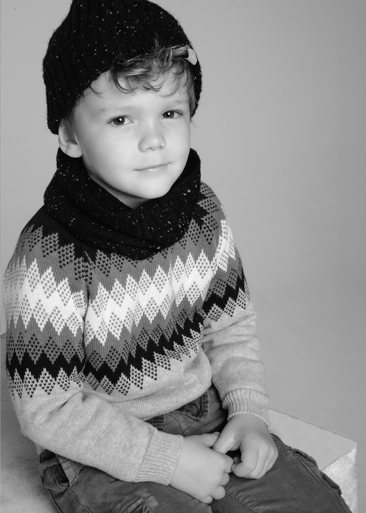 Boy Jacquard Jumper