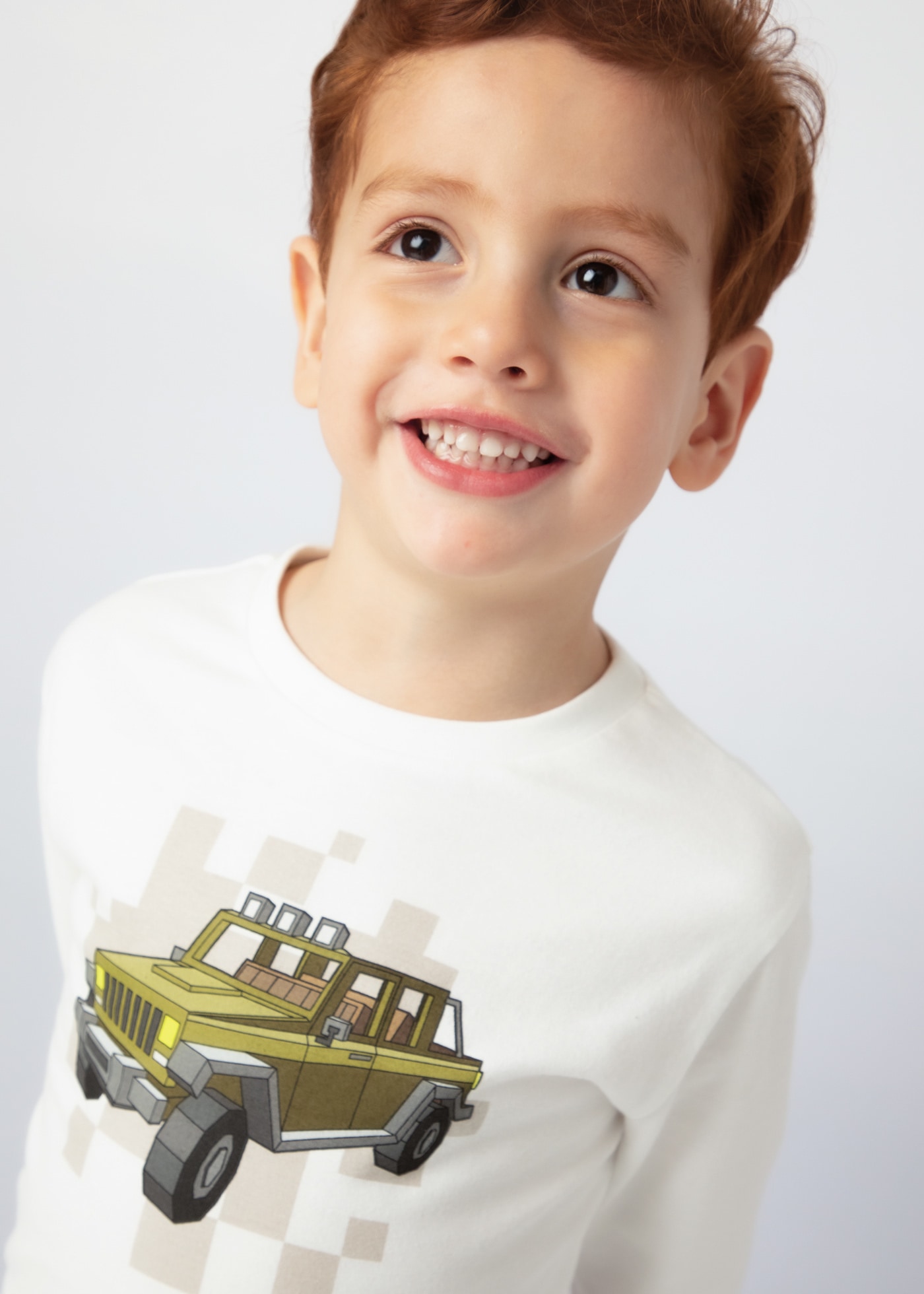 Playera coche niño