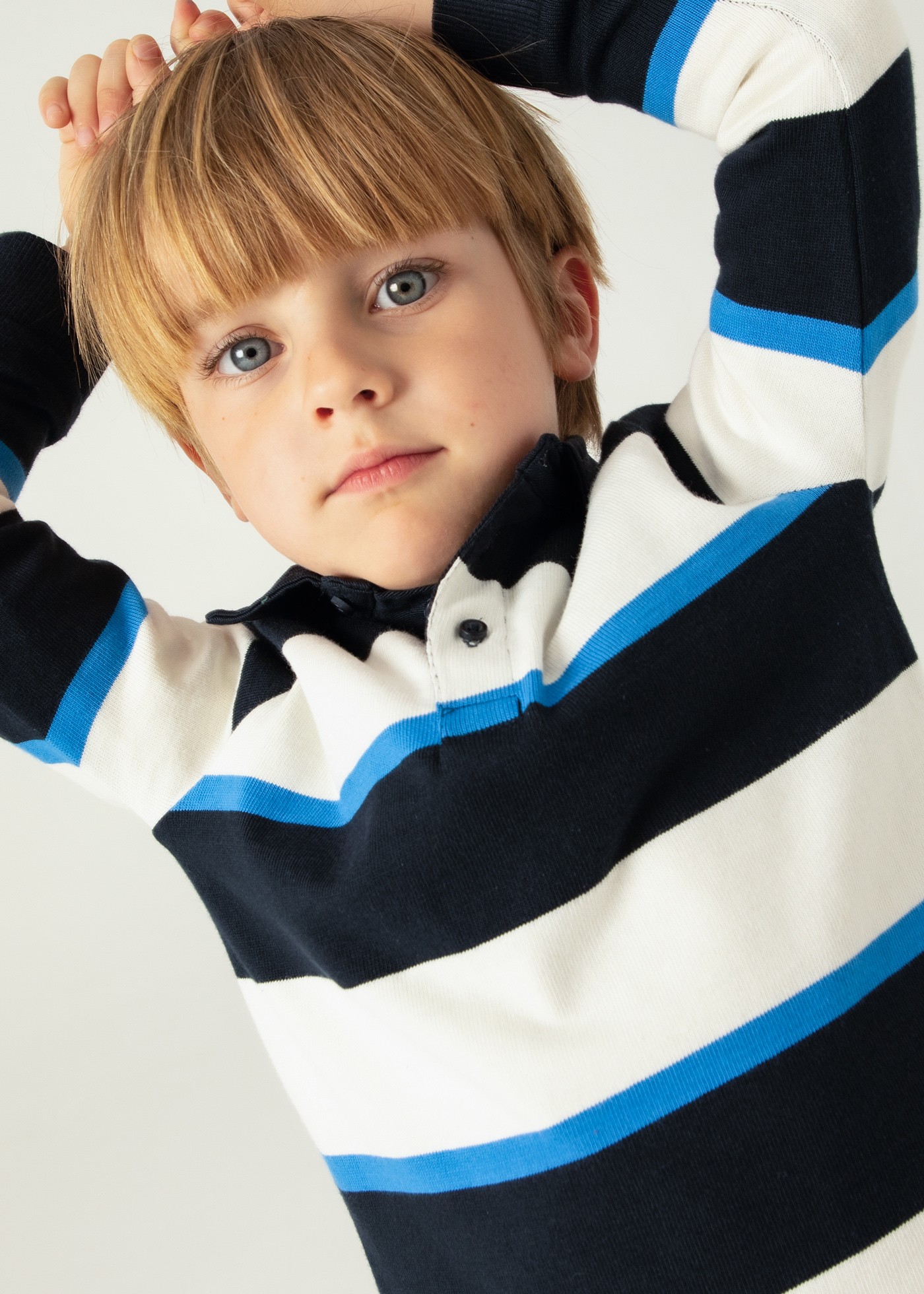 Boy Striped Polo Shirt