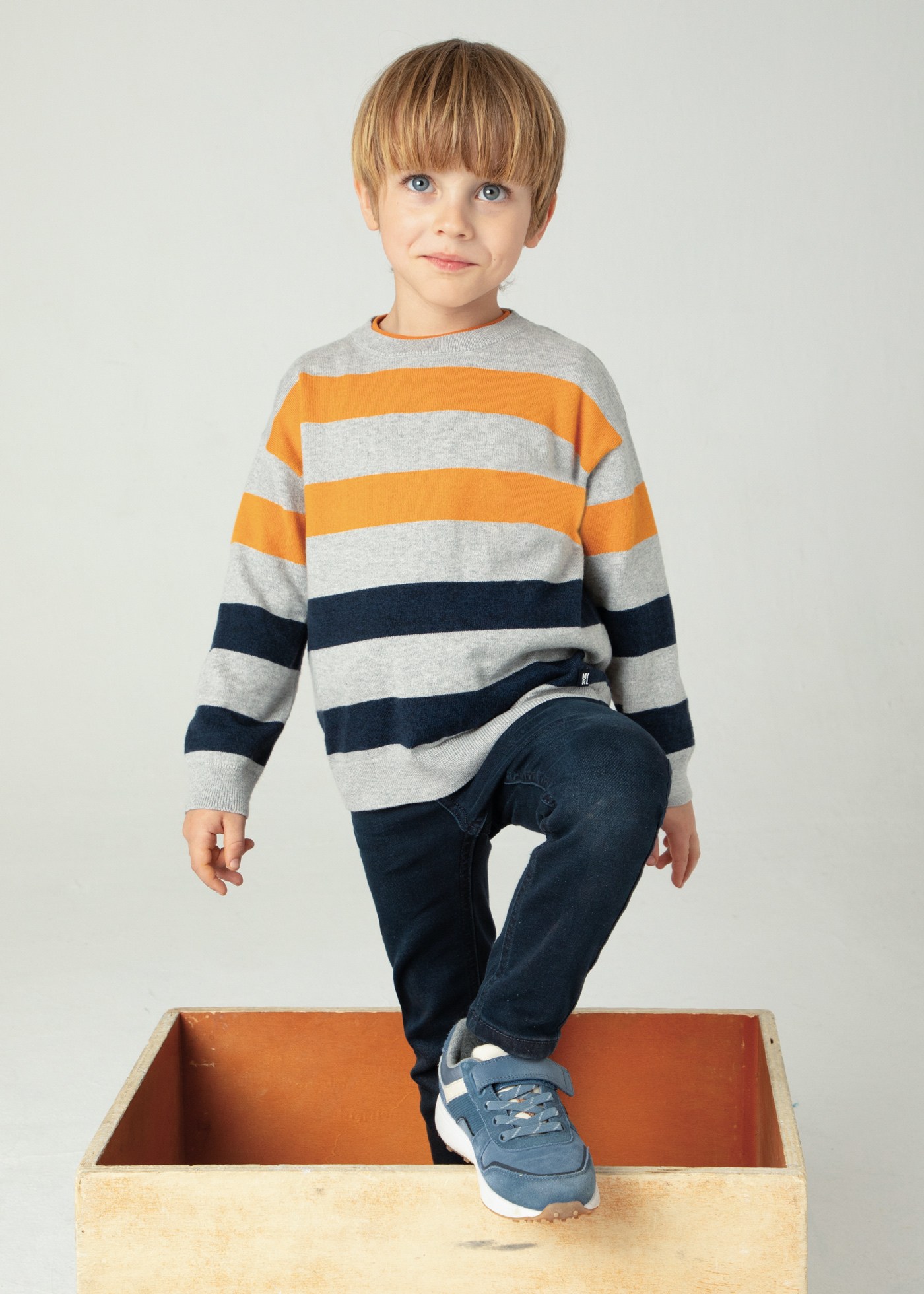 Maglione righe bambino