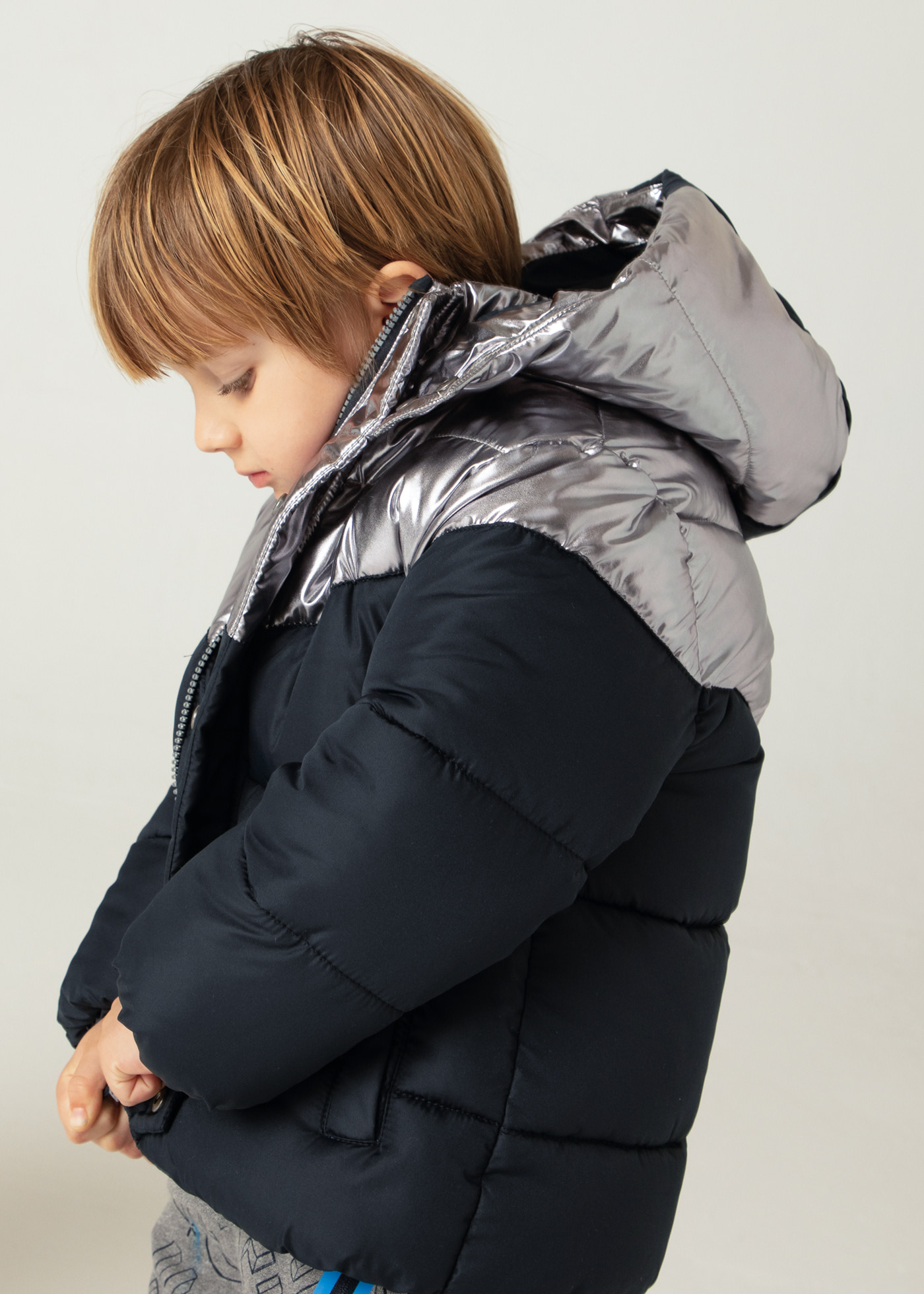 Winterjacke bicolor Jungen