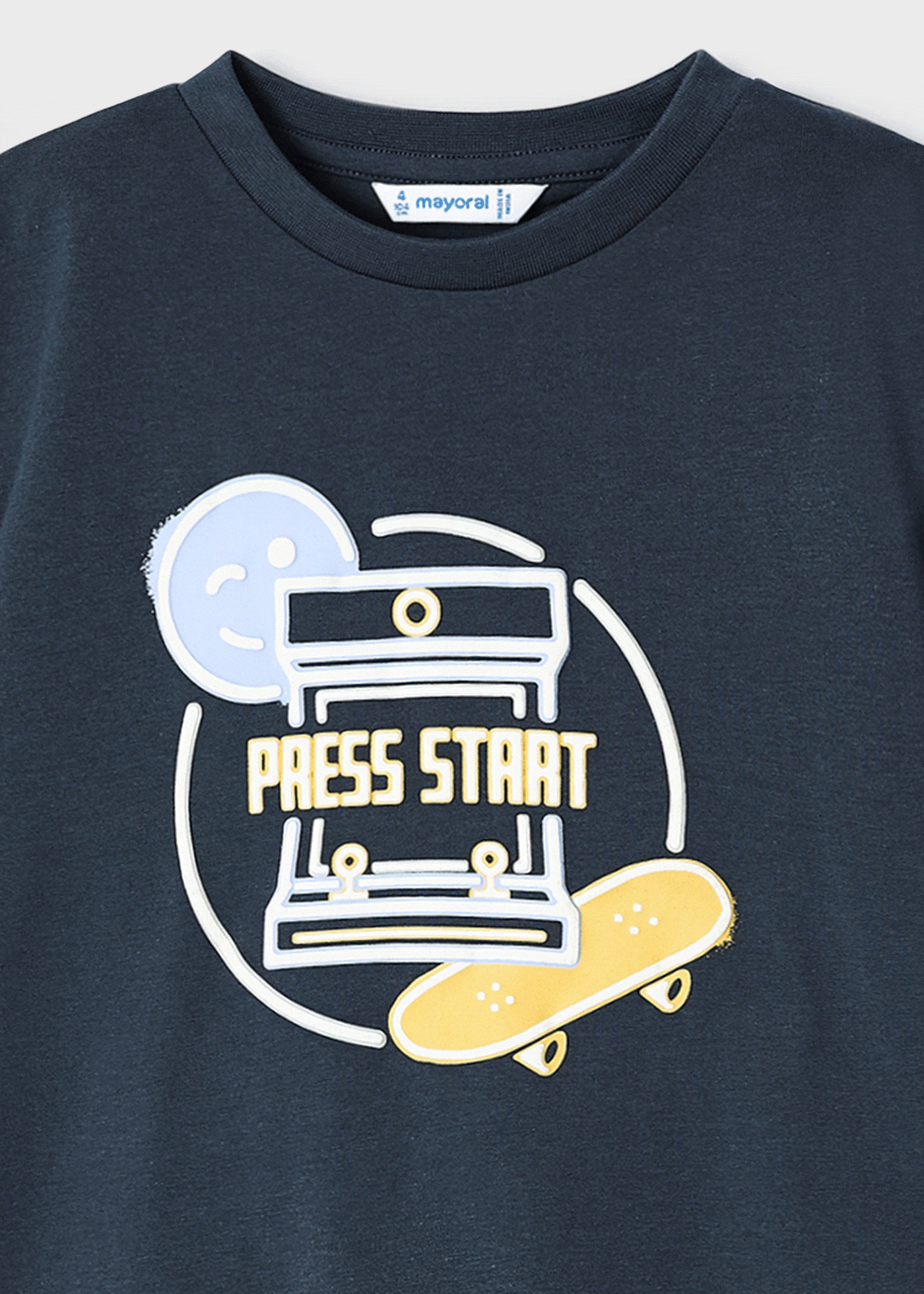 Boy Fluorescent Print T-Shirt Better Cotton