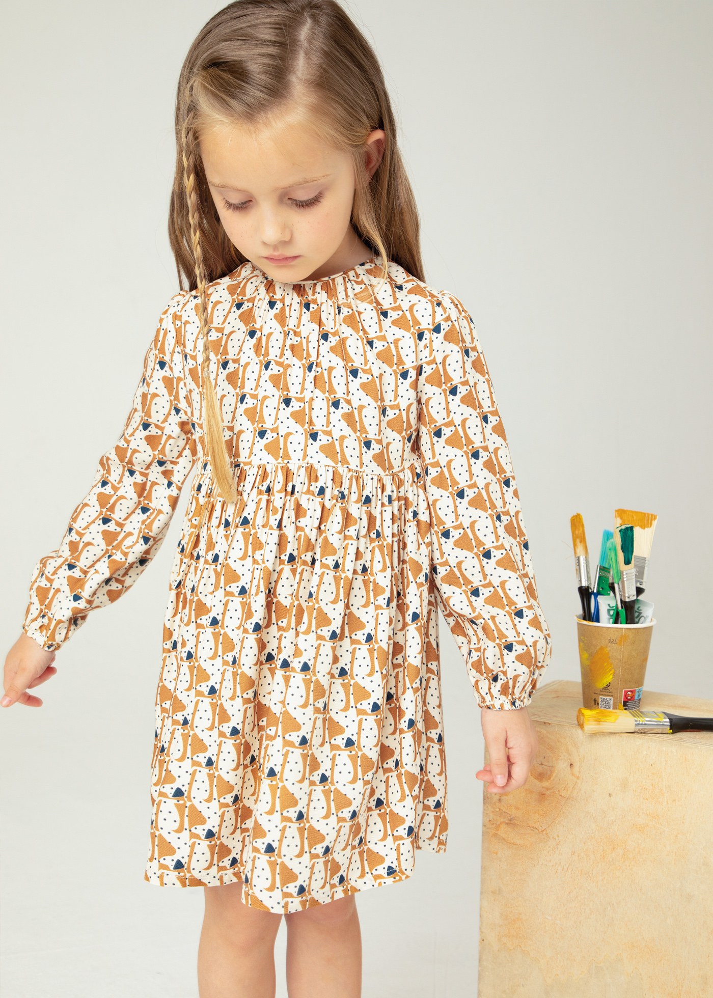 Vestito cagnolini bambina