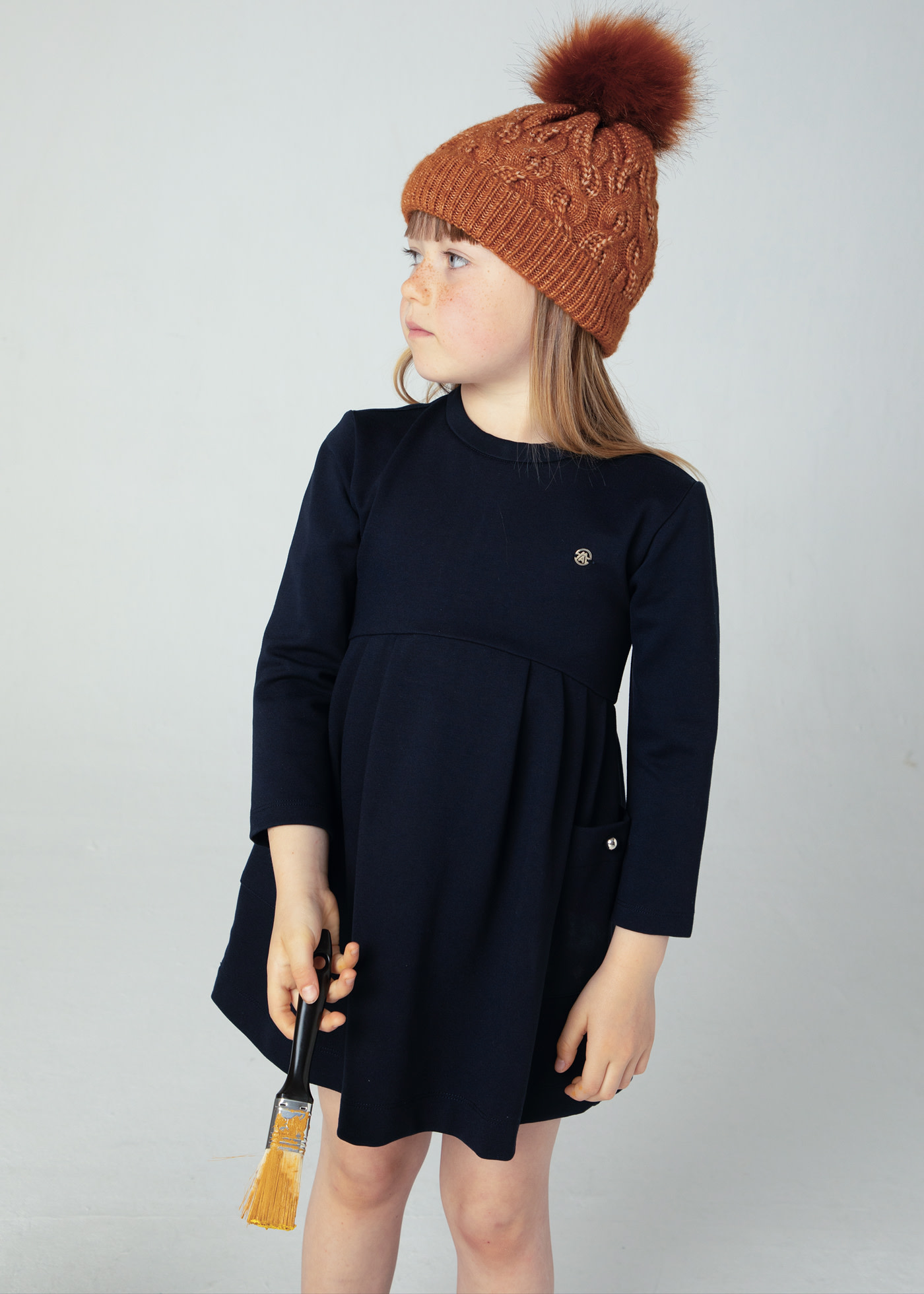 Girl Roma Stitch Dress