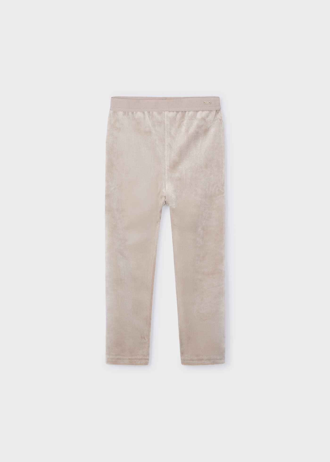 Aksamitne legginsy dziewczęce basic
