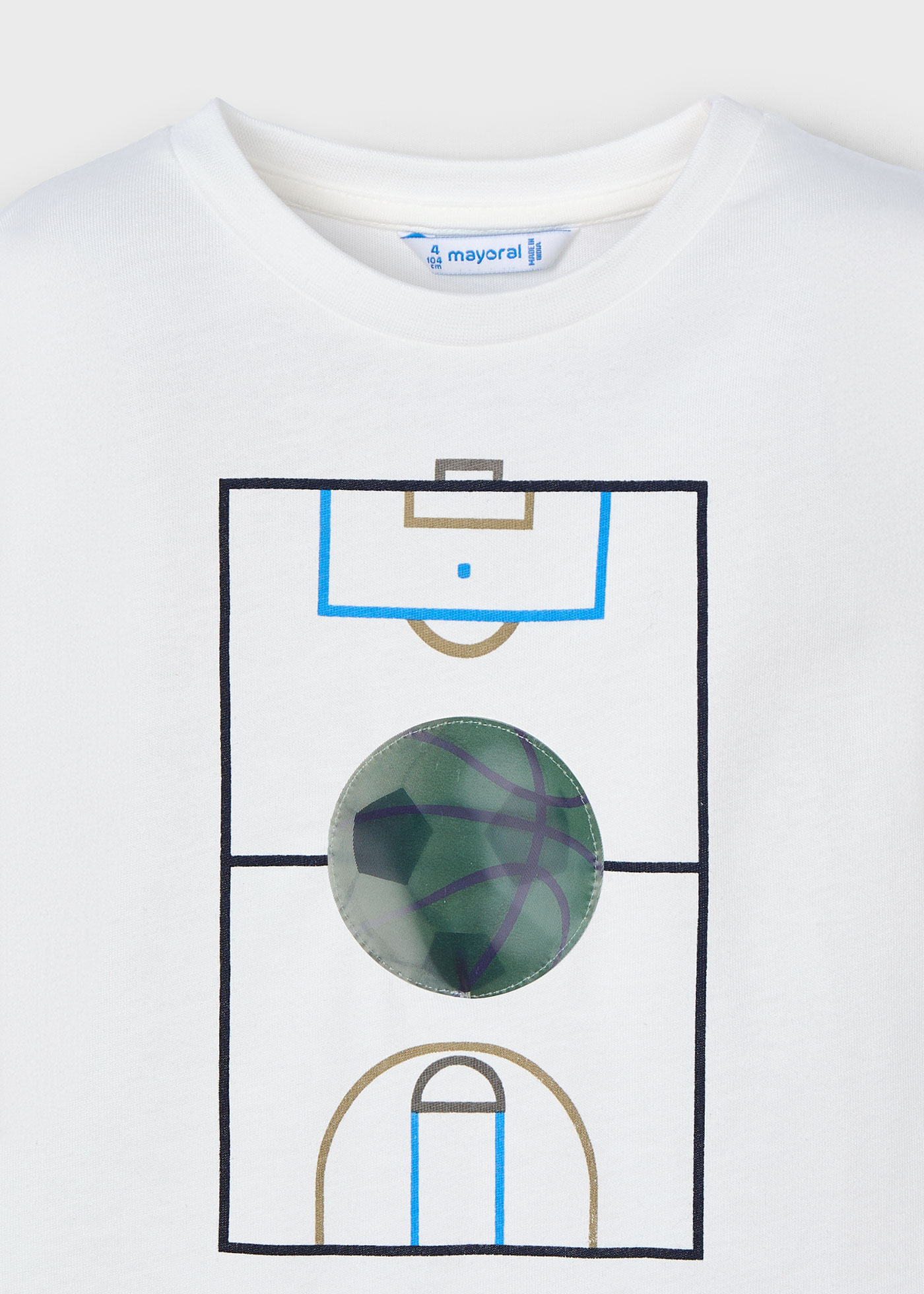 Camiseta pelota lenticular niño