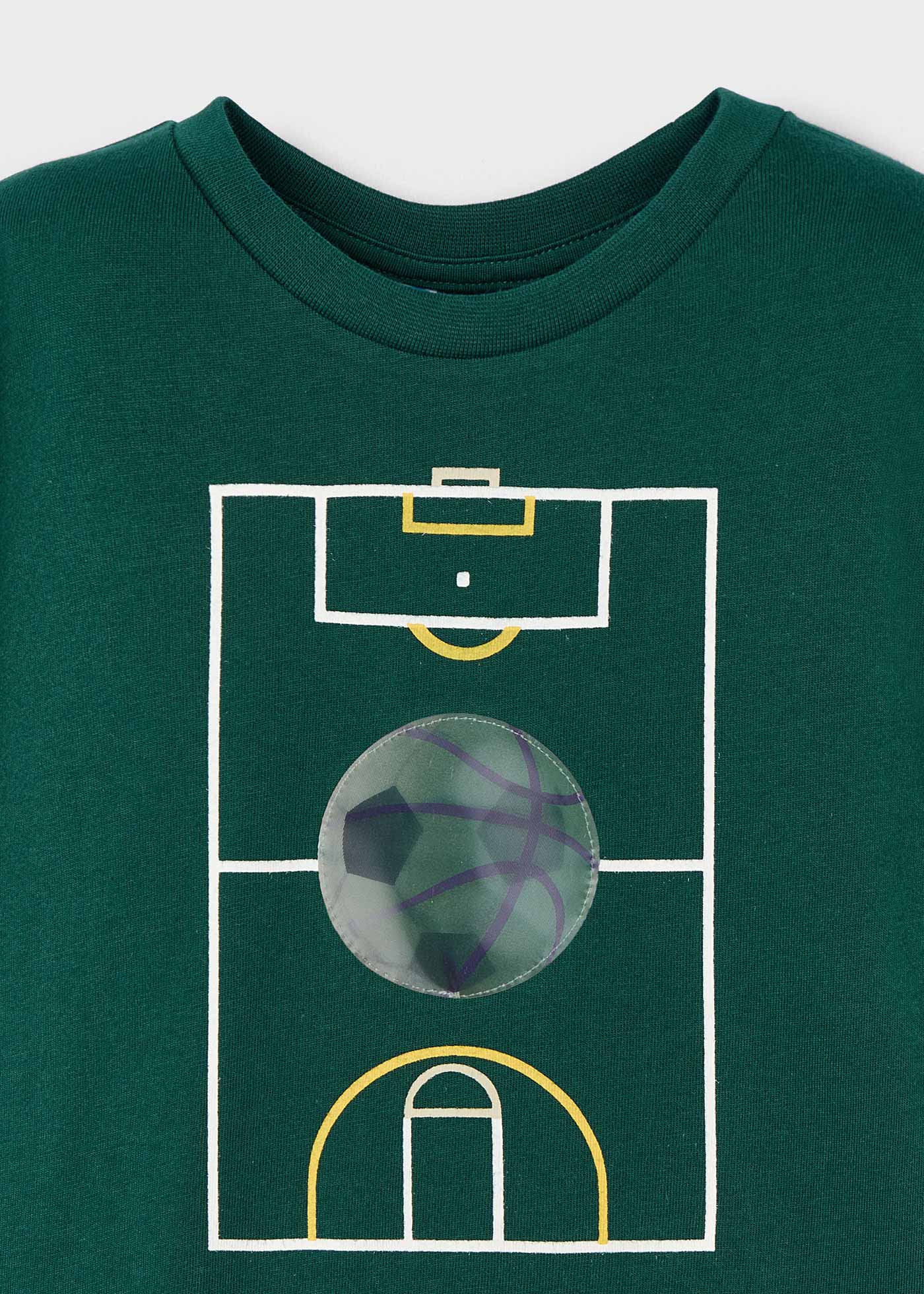 Camiseta pelota lenticular niño