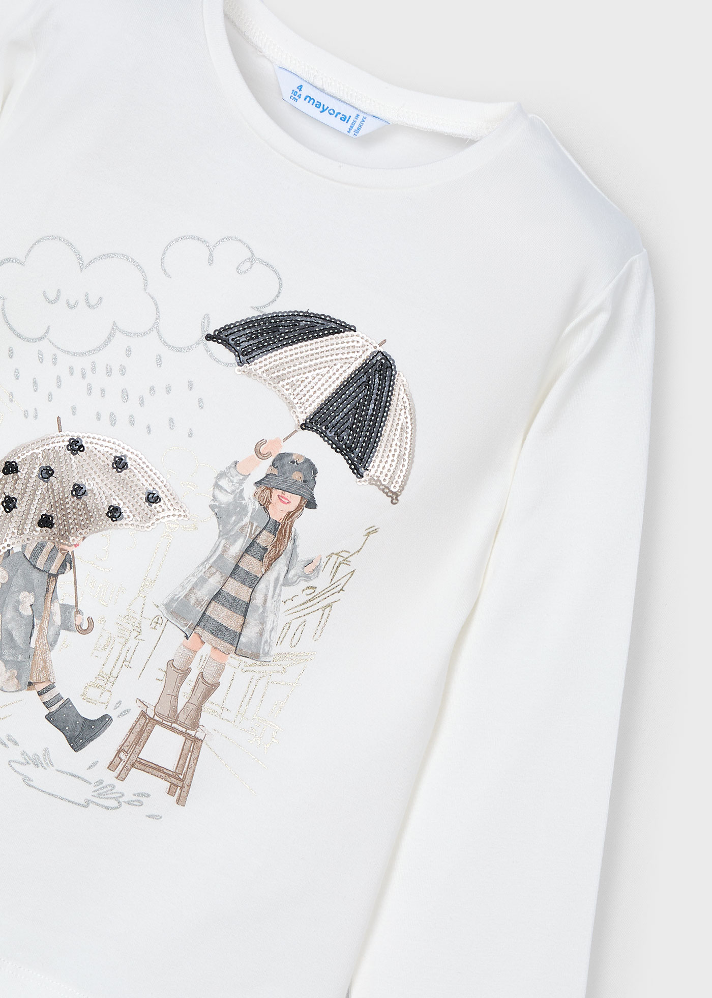 Camisola gráfica menina