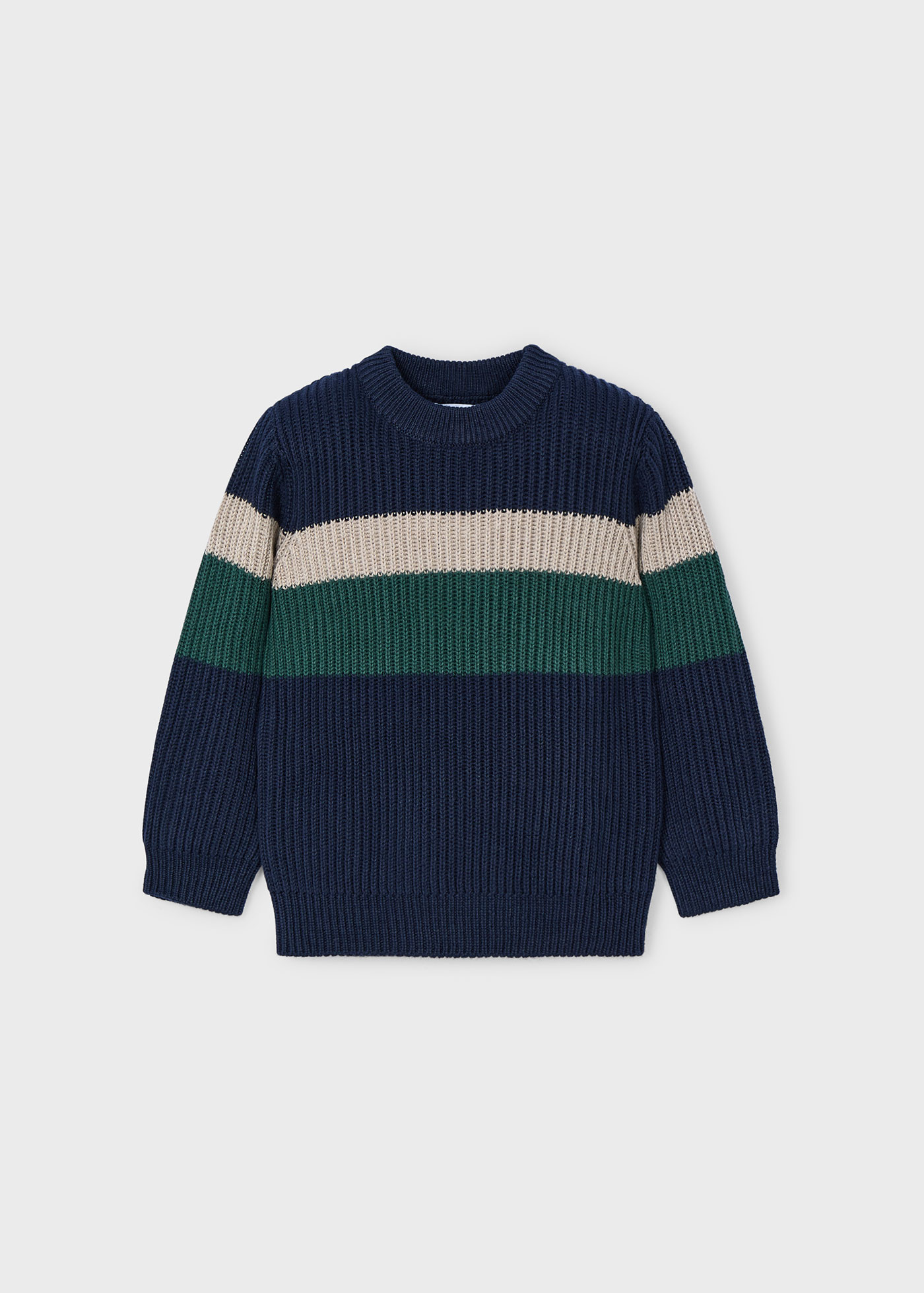 Boy Striped Ribbed Jumper