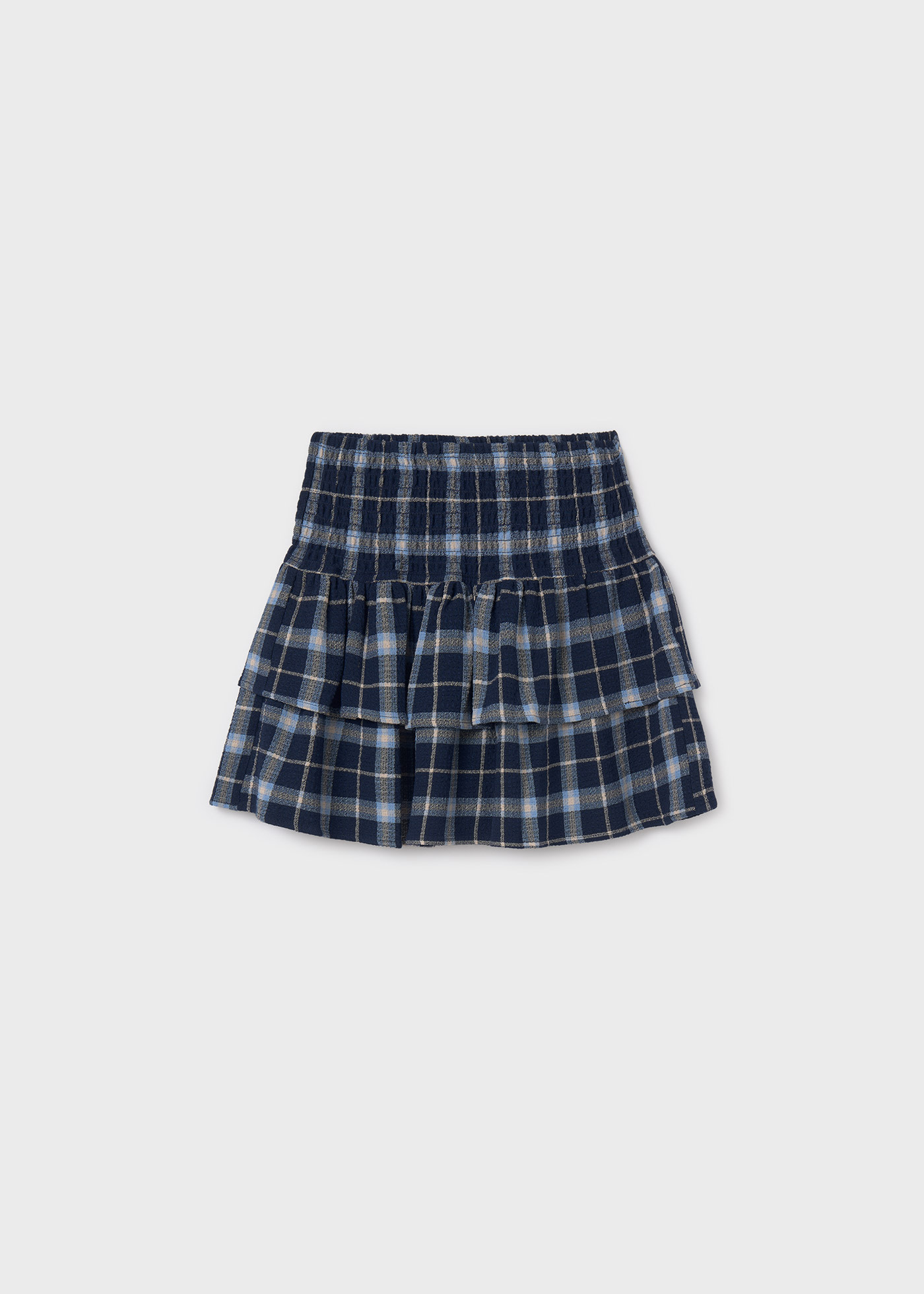 Gonna pantalone quadri volant ragazza