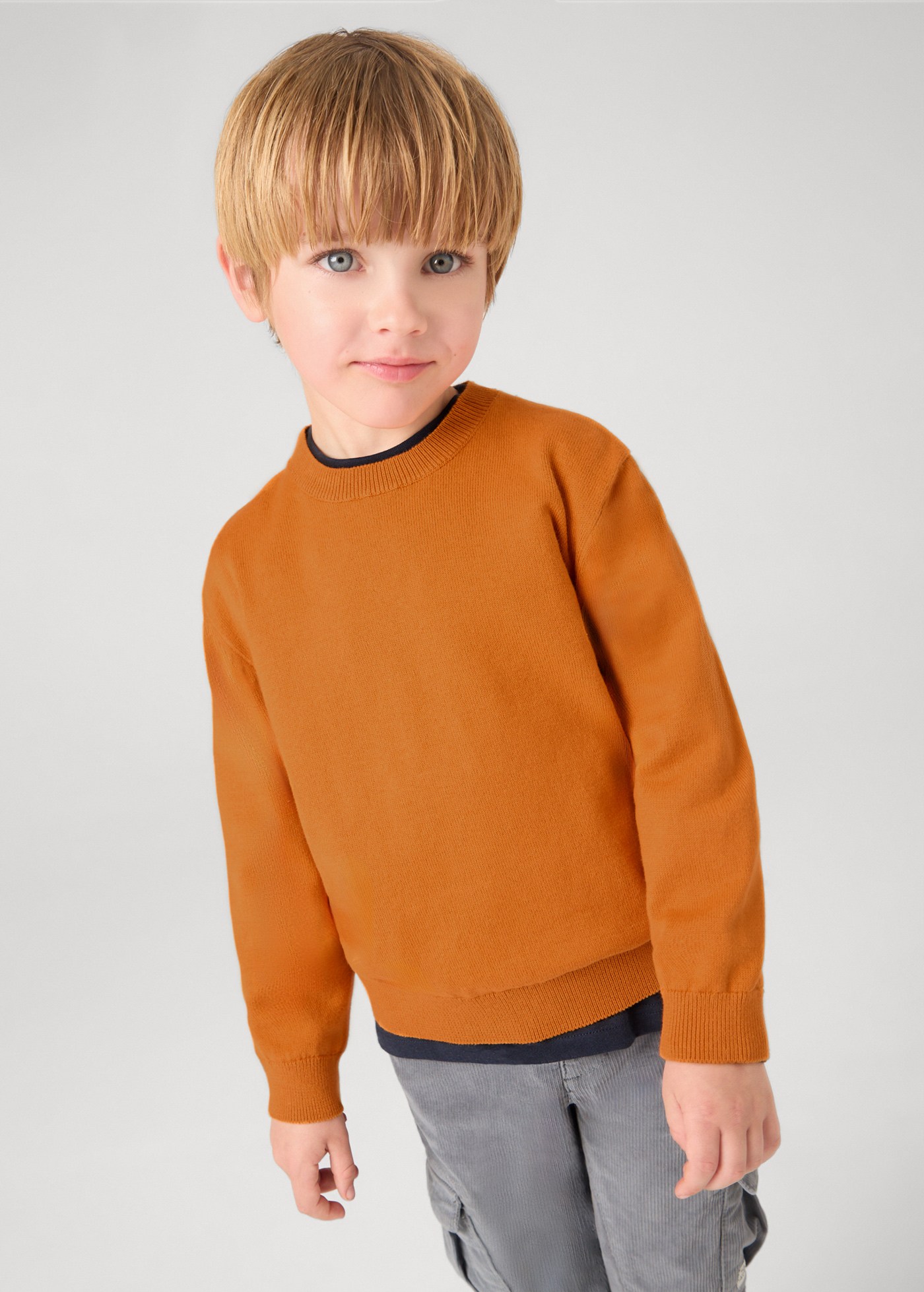 Пуловер basic за момче