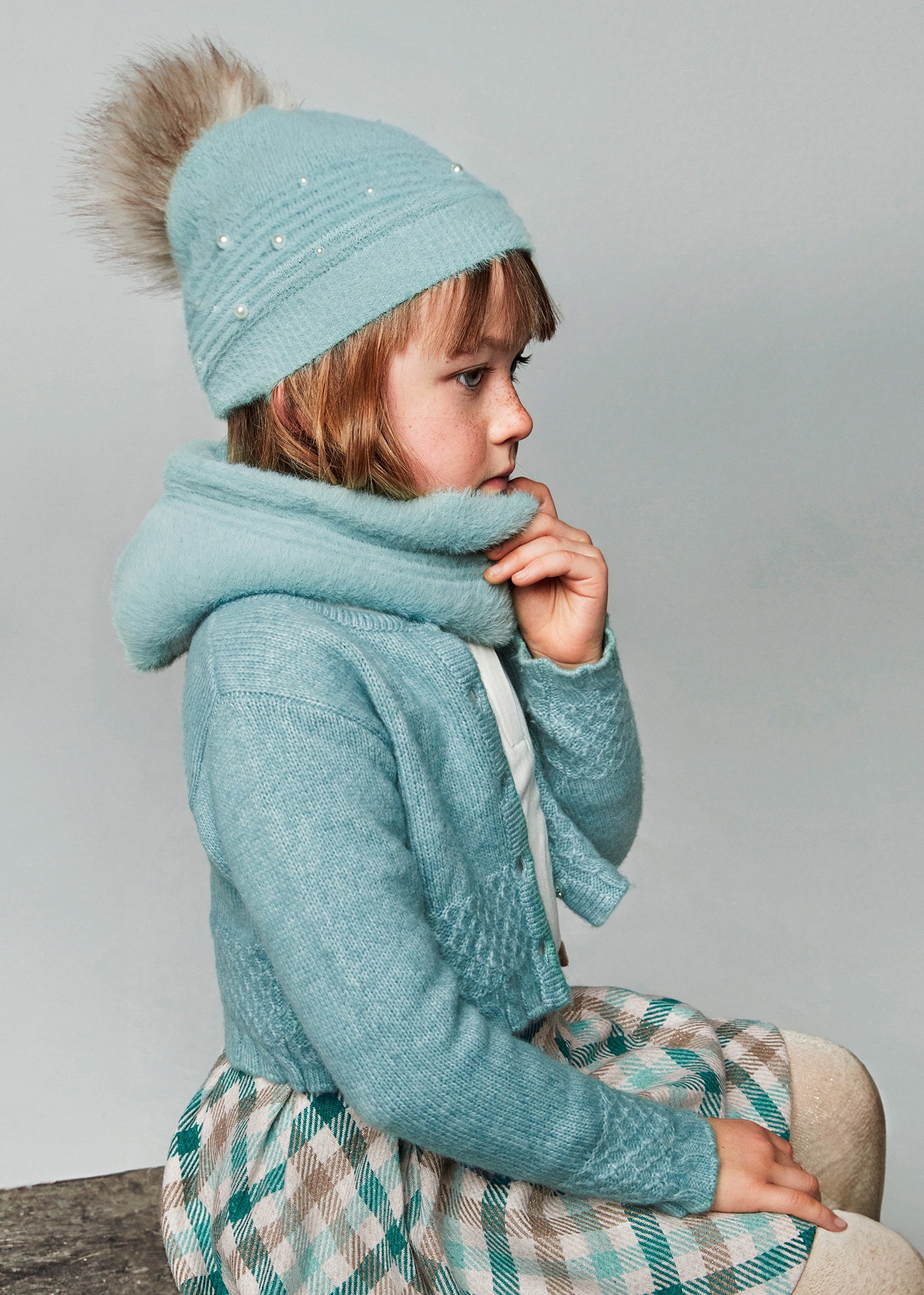 Torera tricot estructura niña