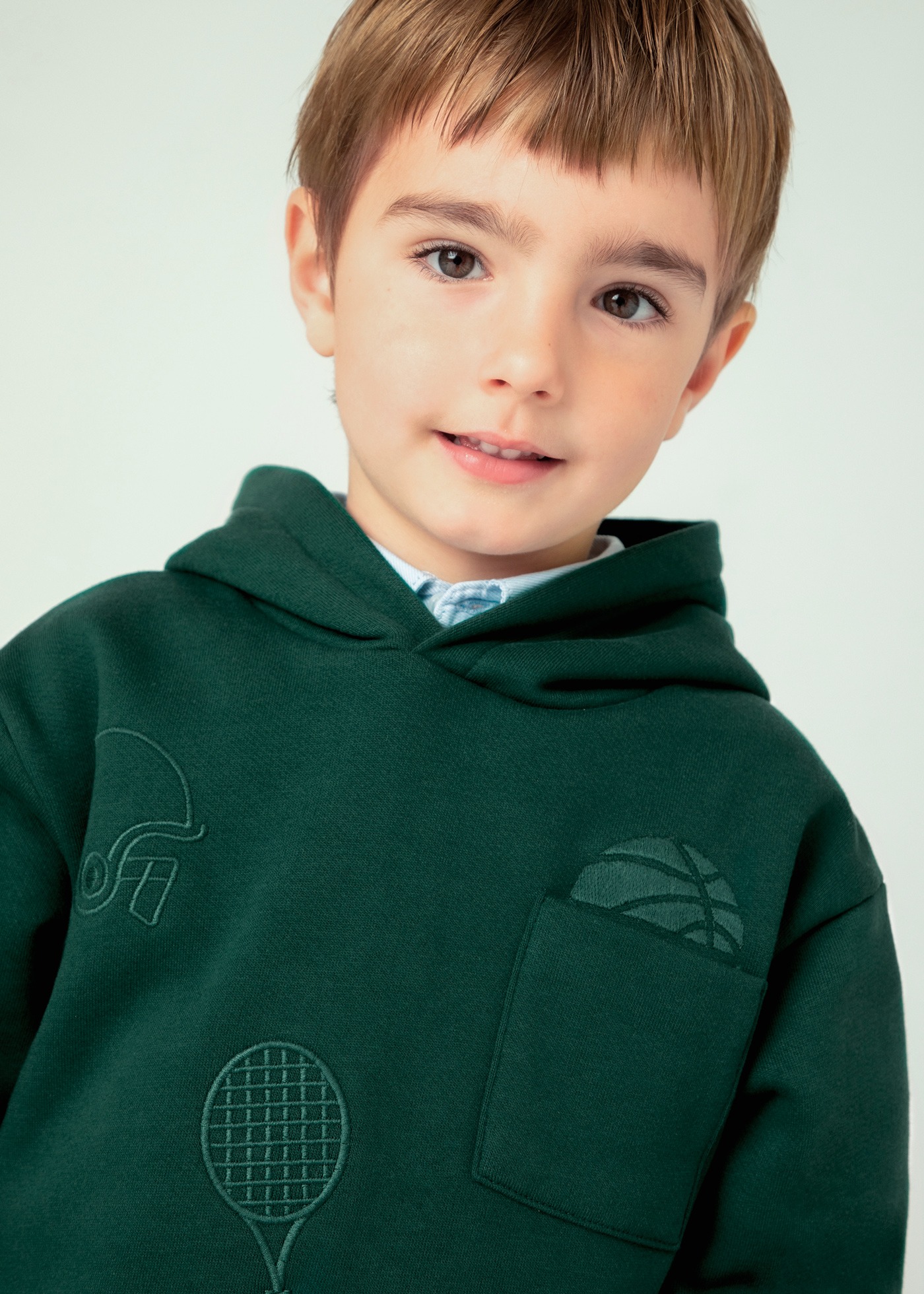 Boy Embroidered Hoodie