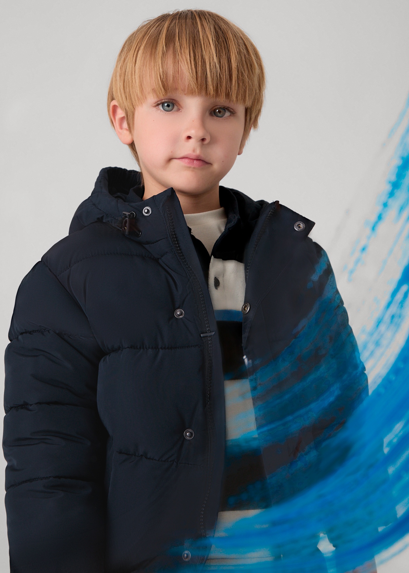 Boy Long Puffer Jacket