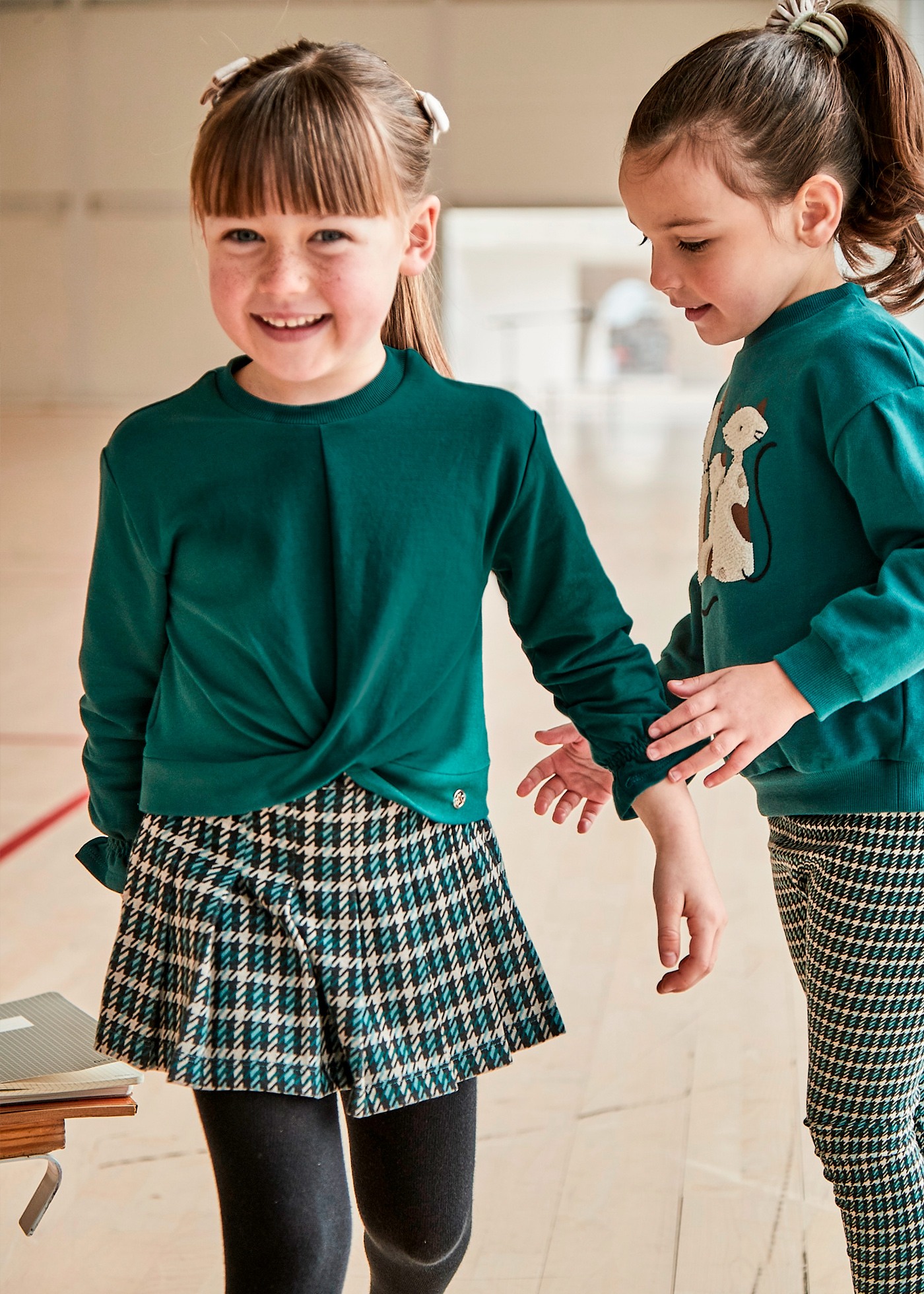 Girl Skort and Jumper Set