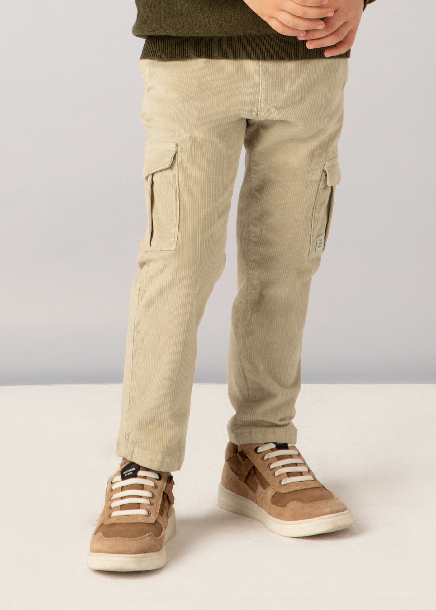 Boy Corduroy Cargo Pants