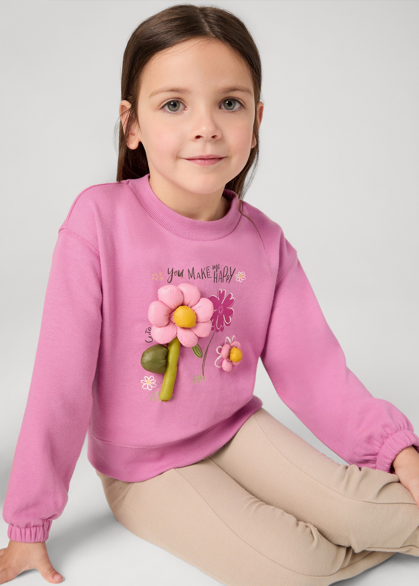 Girl Leggings and Sweatshirt Set