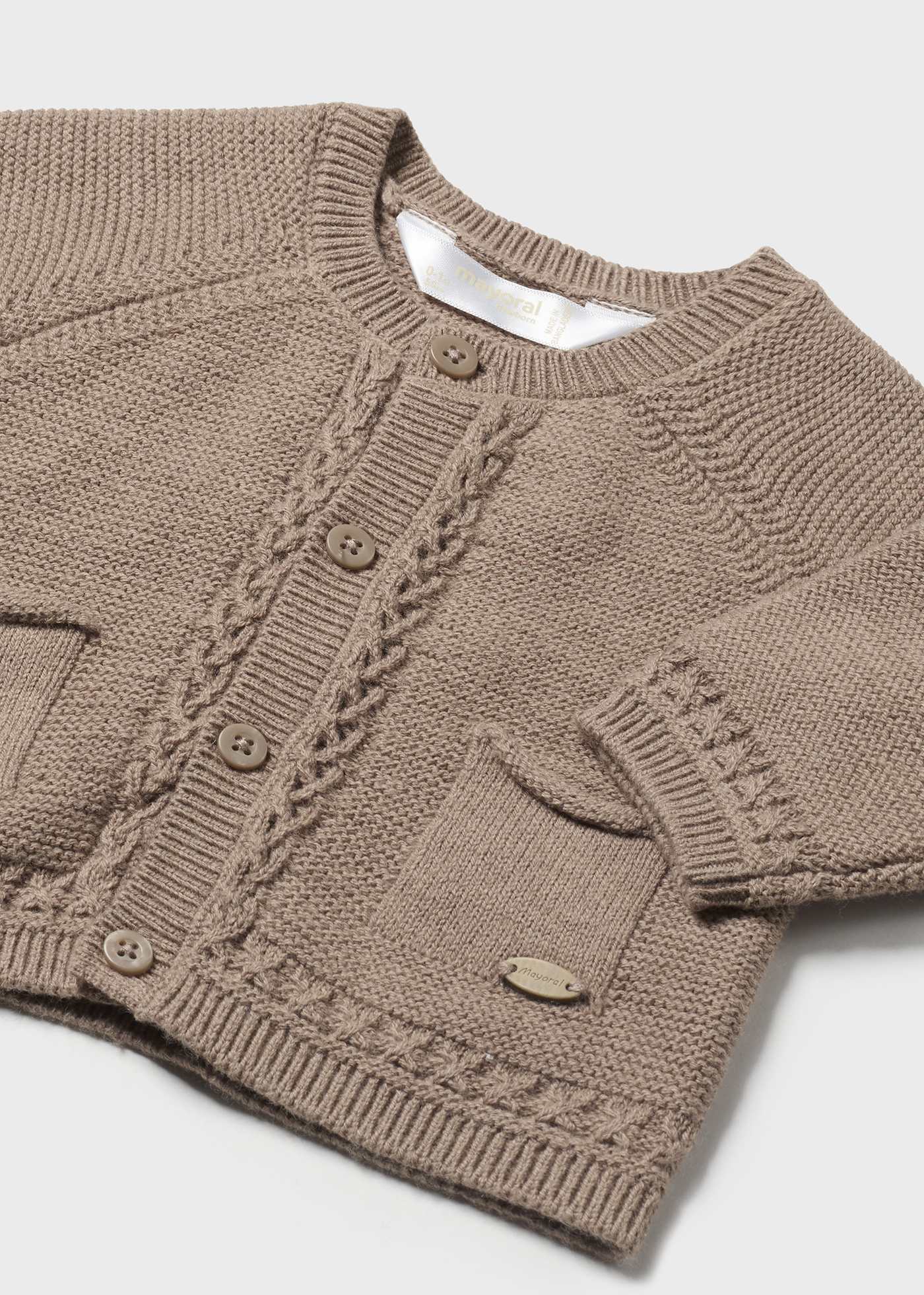 Cardigan in maglia neonato