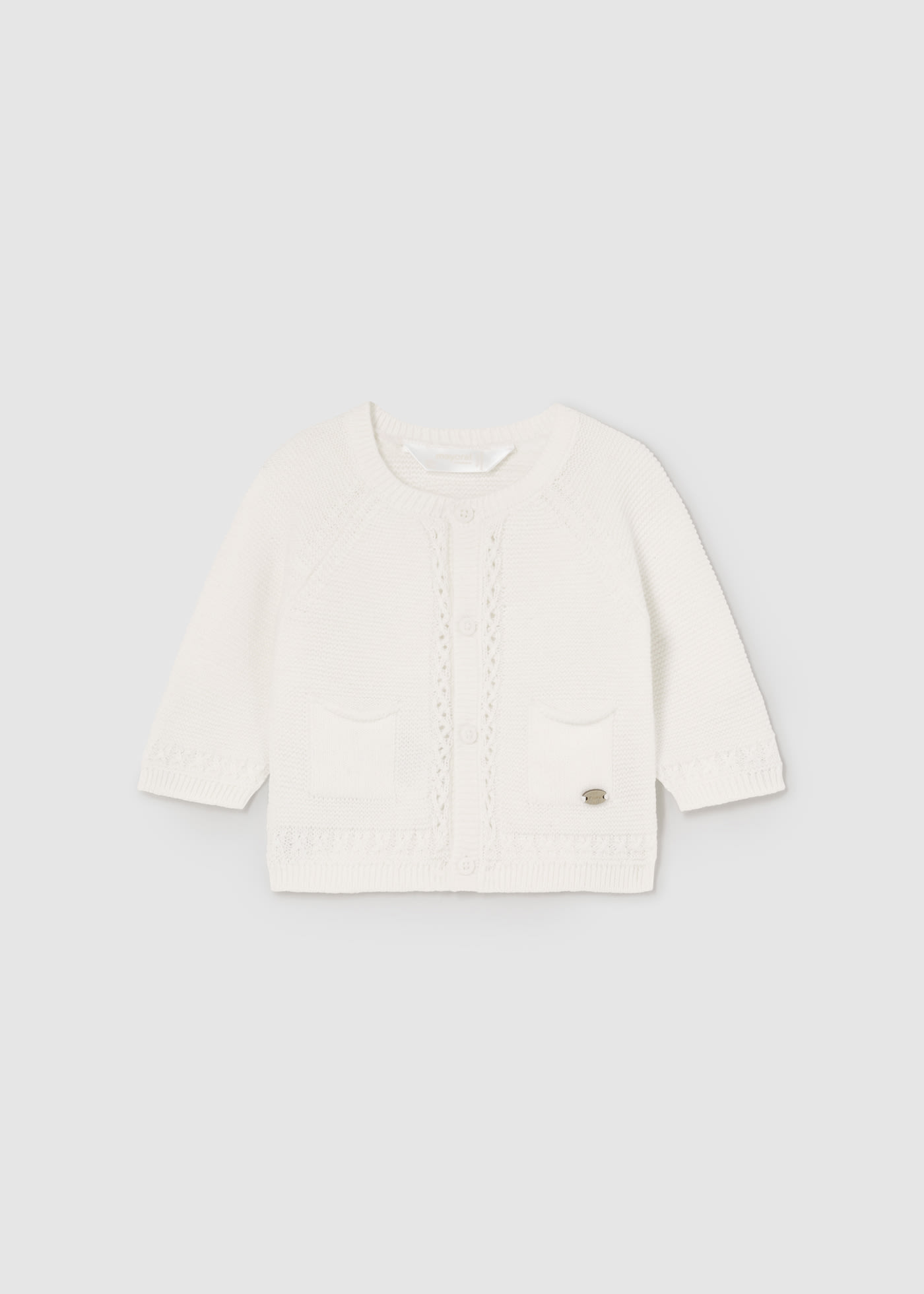 Cardigan in maglia neonato