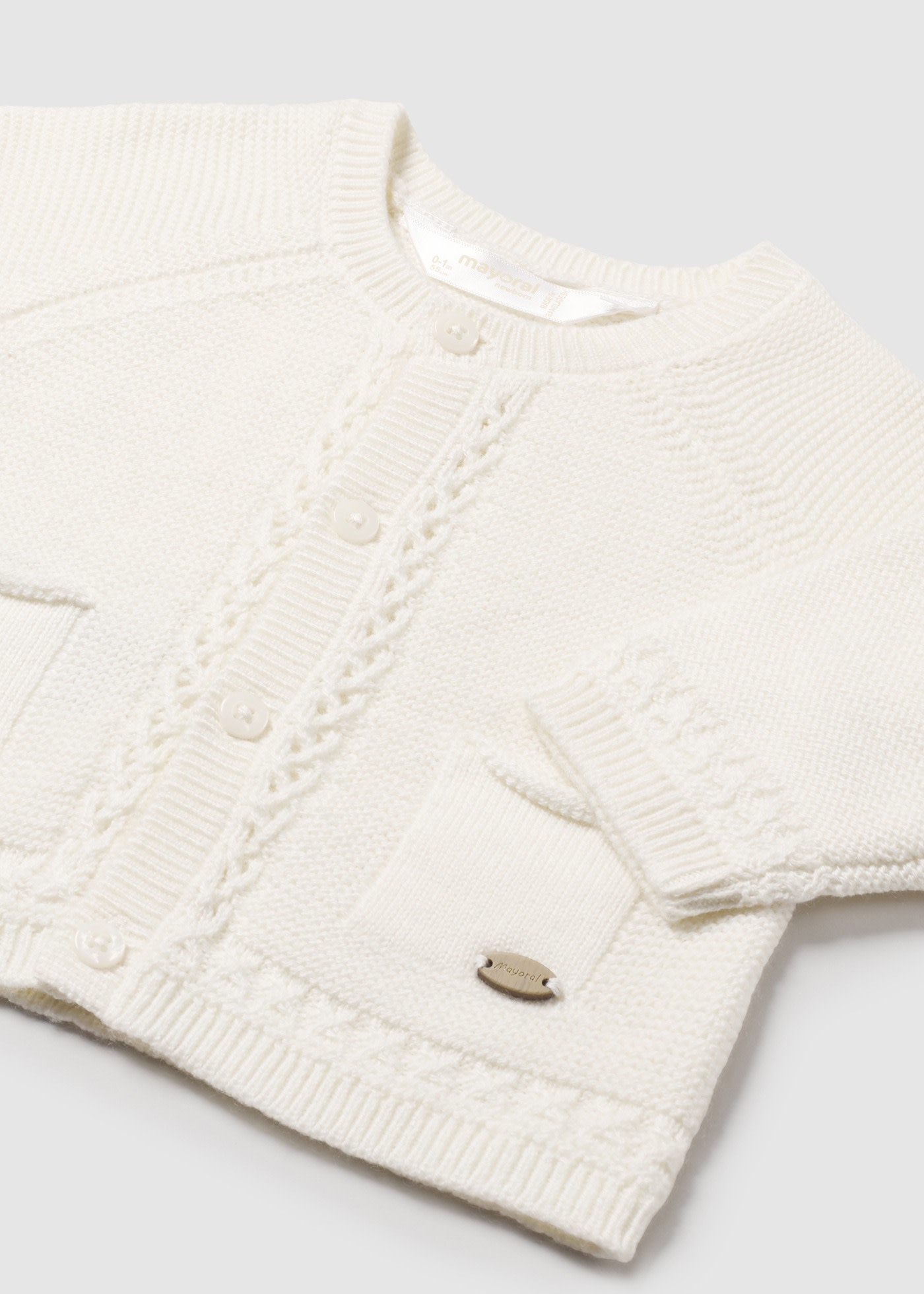 Cardigan in maglia neonato