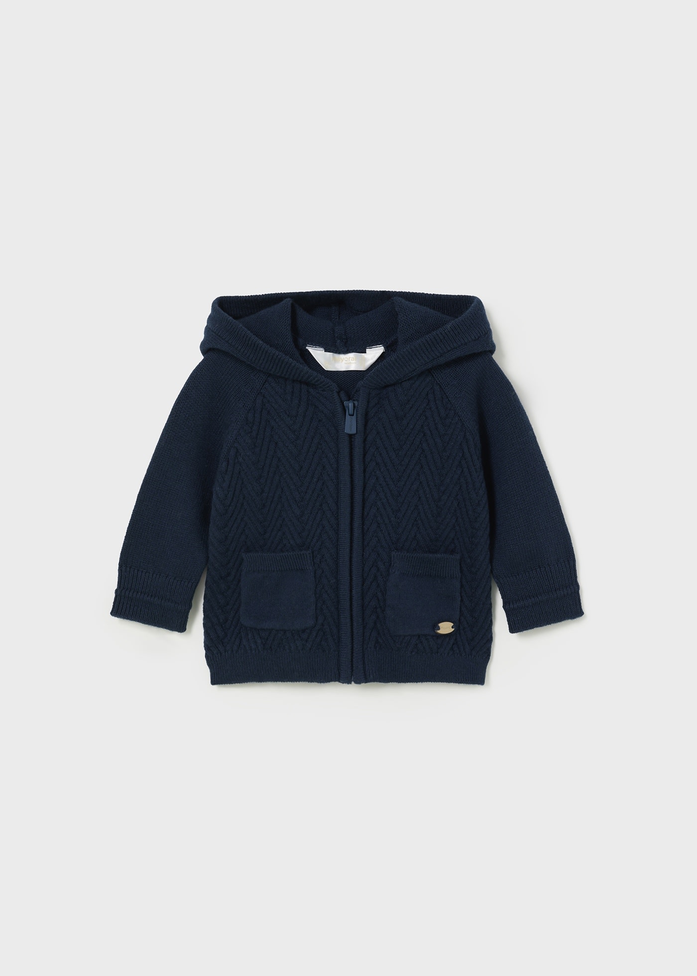 Newborn Boy Tricot Zip Jacket