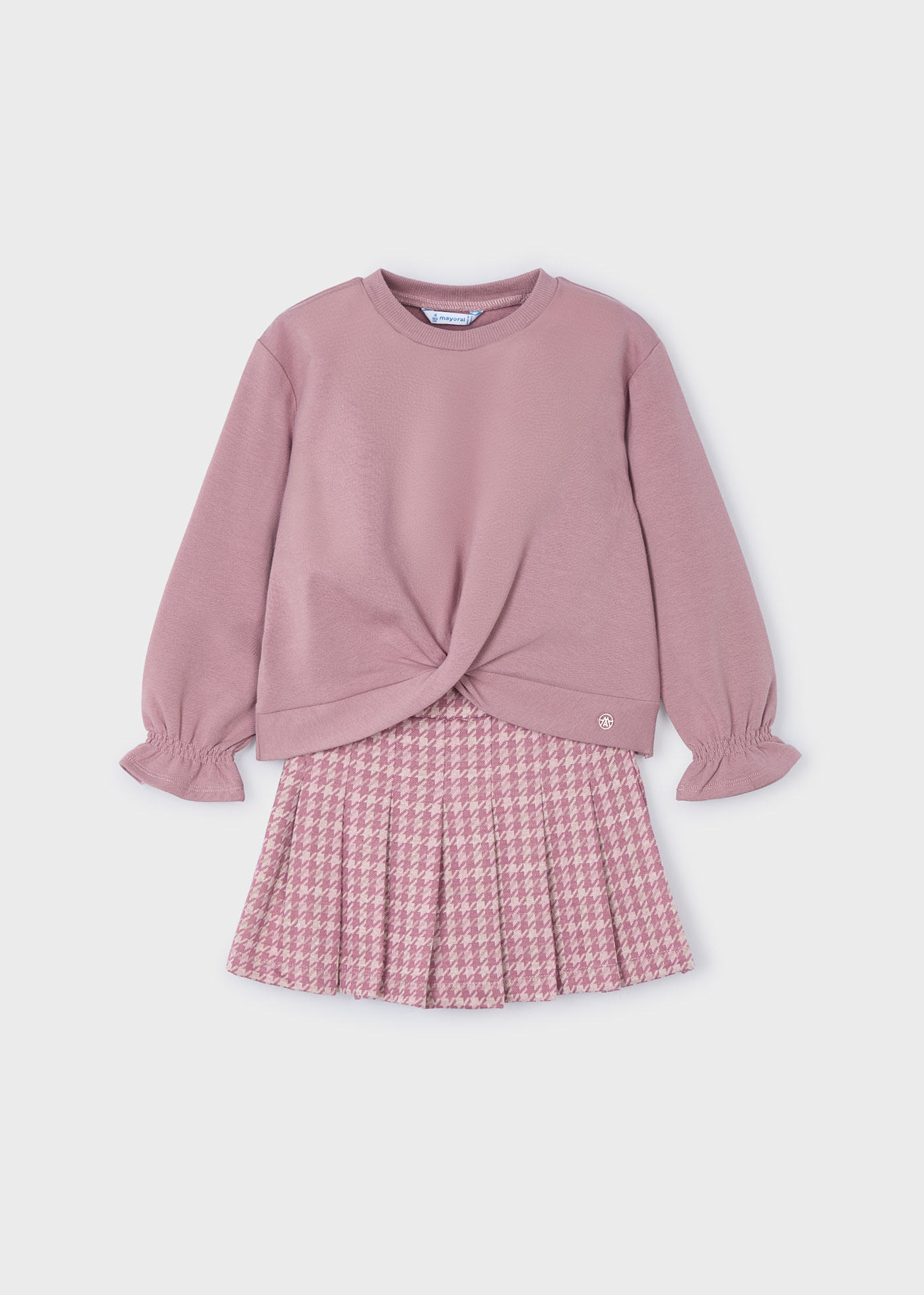 Girl Skort and Sweatshirt Set