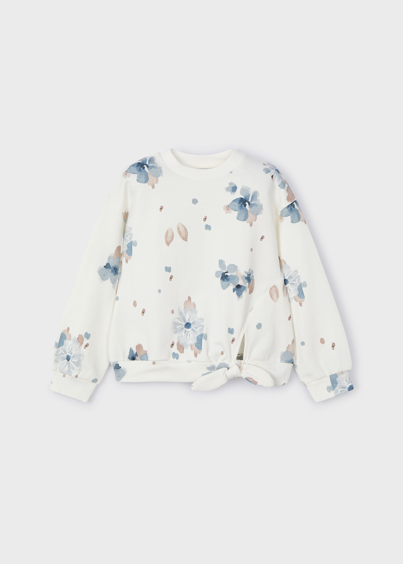 Sweat fleurs fille