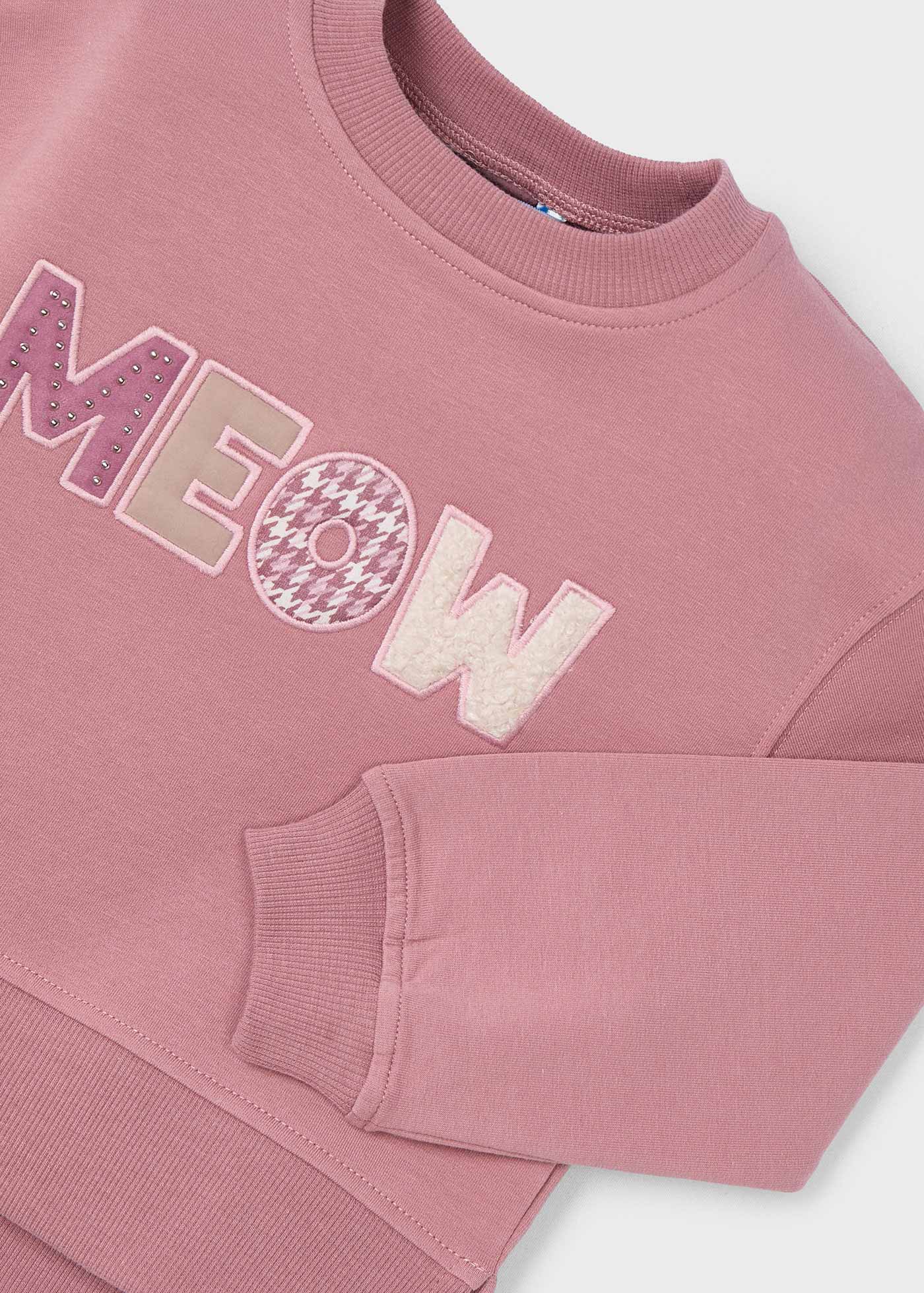 Girl Puffed Sleeve Sweatshirt