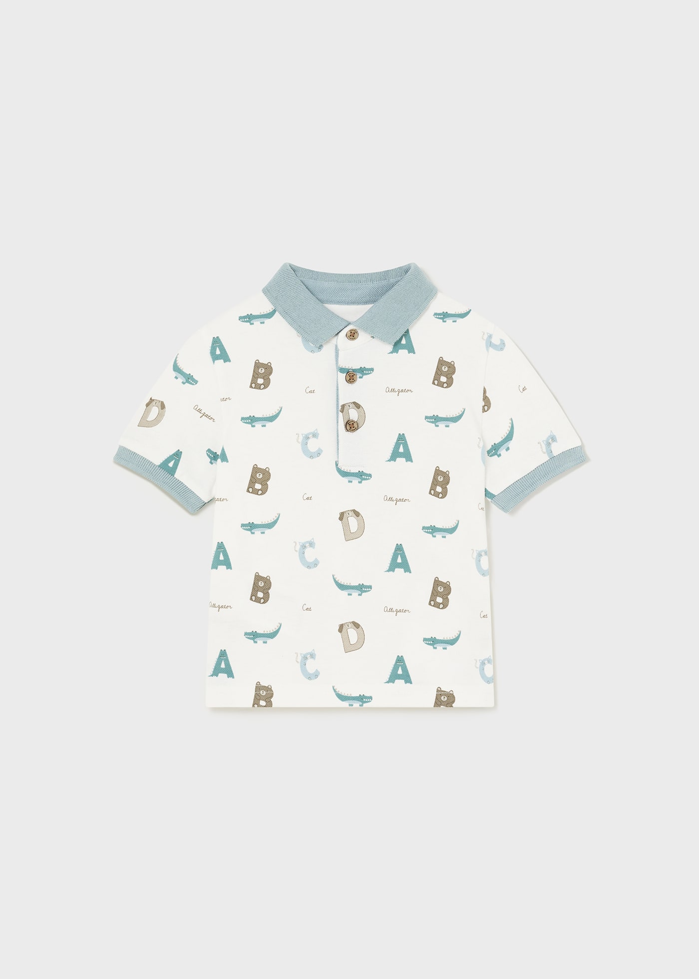 Baby Printed Pique Polo Shirt