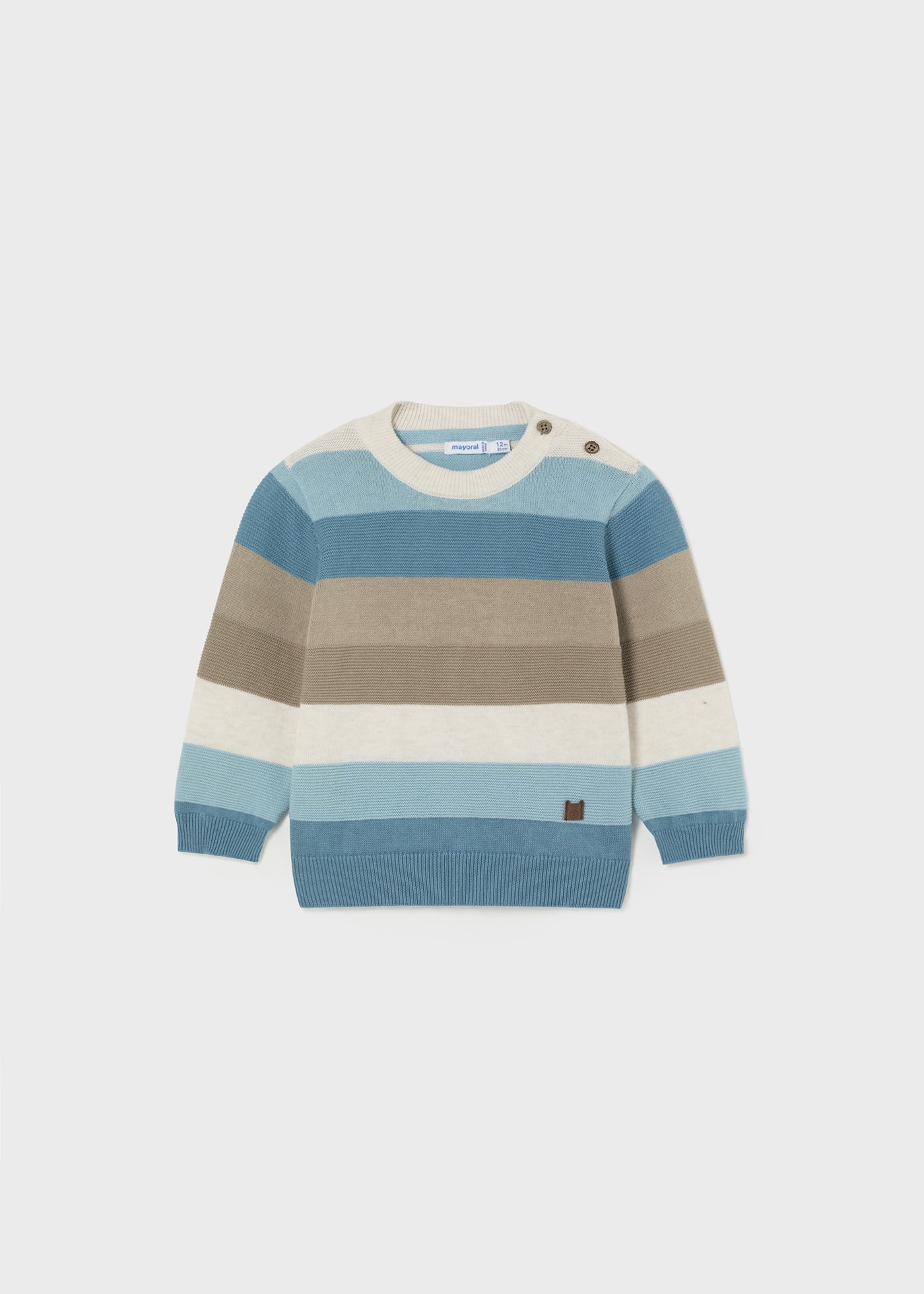 Sweter w paski dla niemowlęcia
