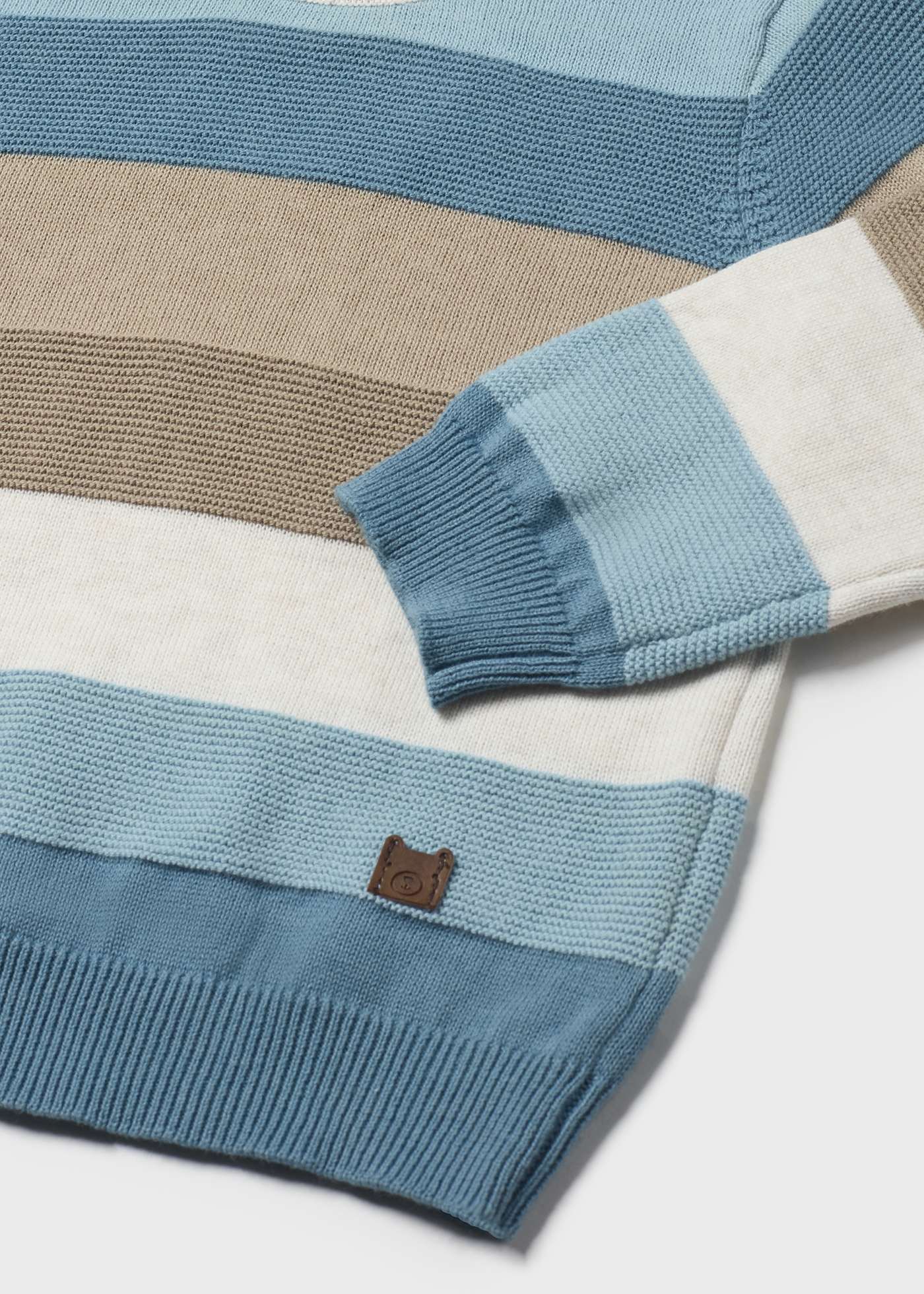Sweter w paski dla niemowlęcia