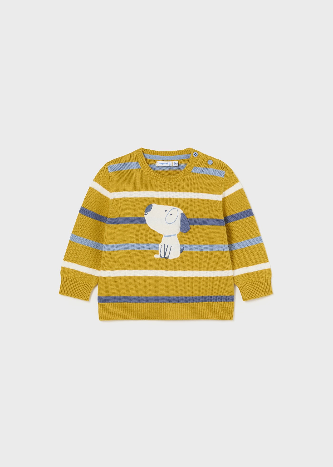 Baby Striped Appliqué Jumper