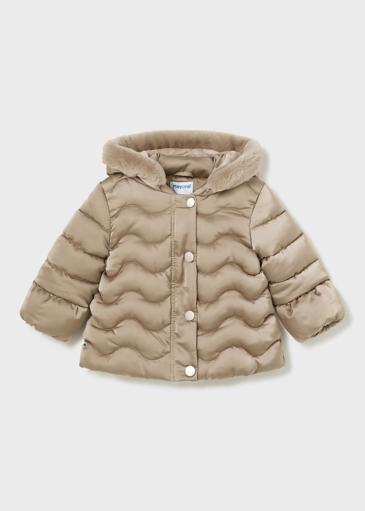 Baby Quilted Fur Jacket