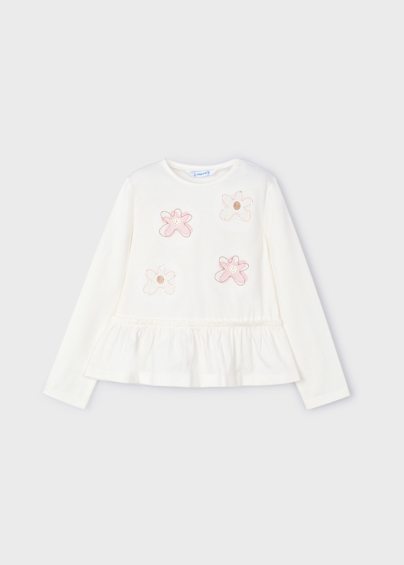 Girl Applique Flora T-Shirt