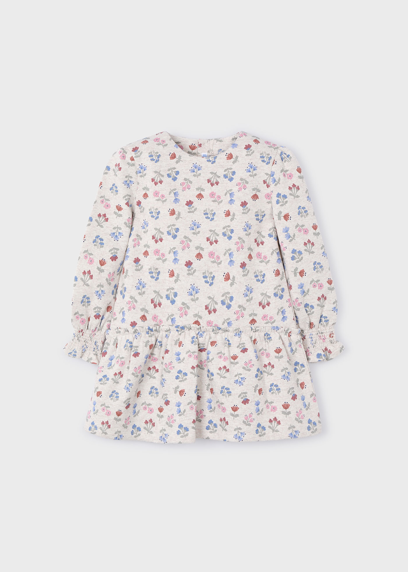 Robe en molleton imprimée fille