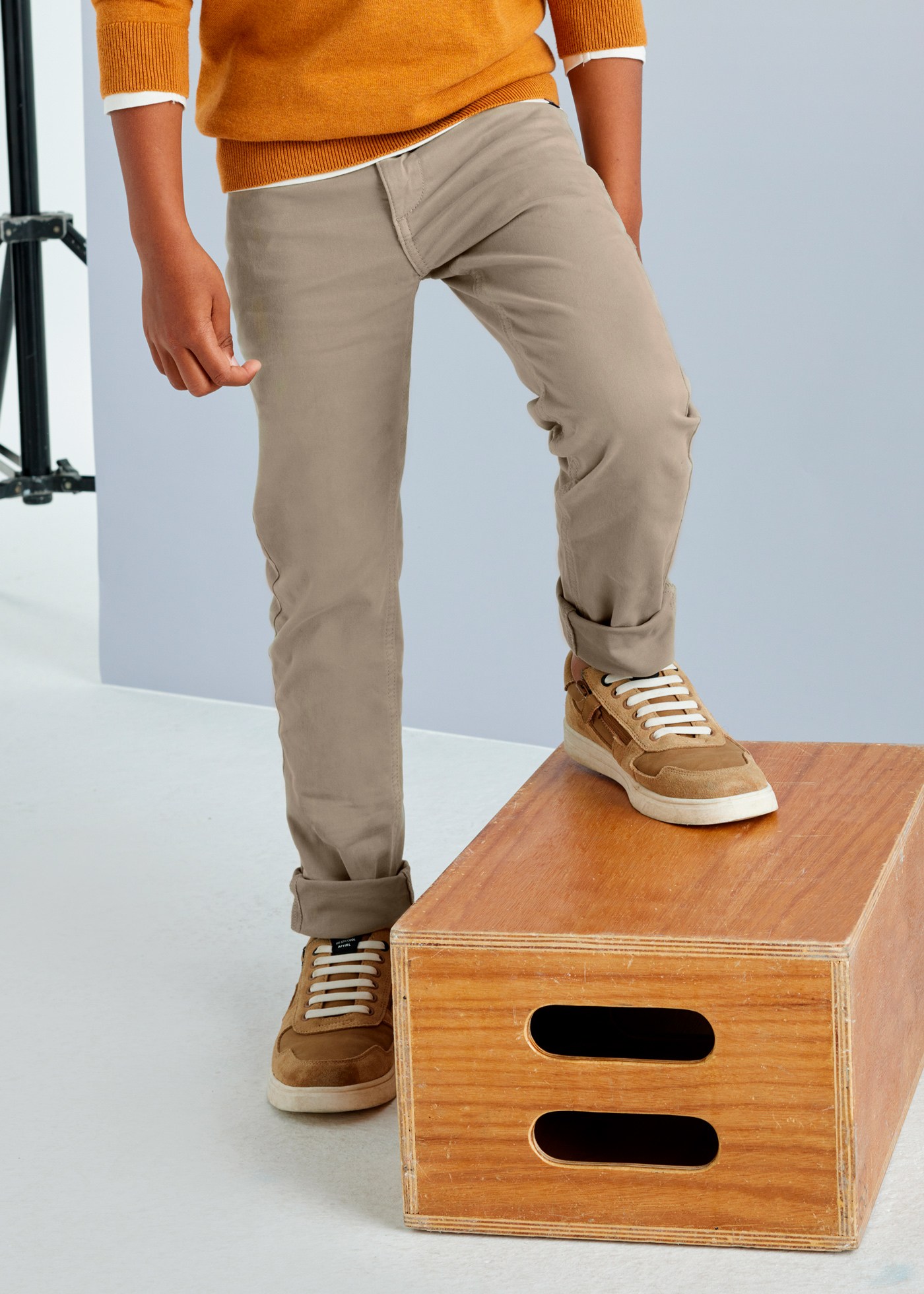 Boy Basic Fitted Pants