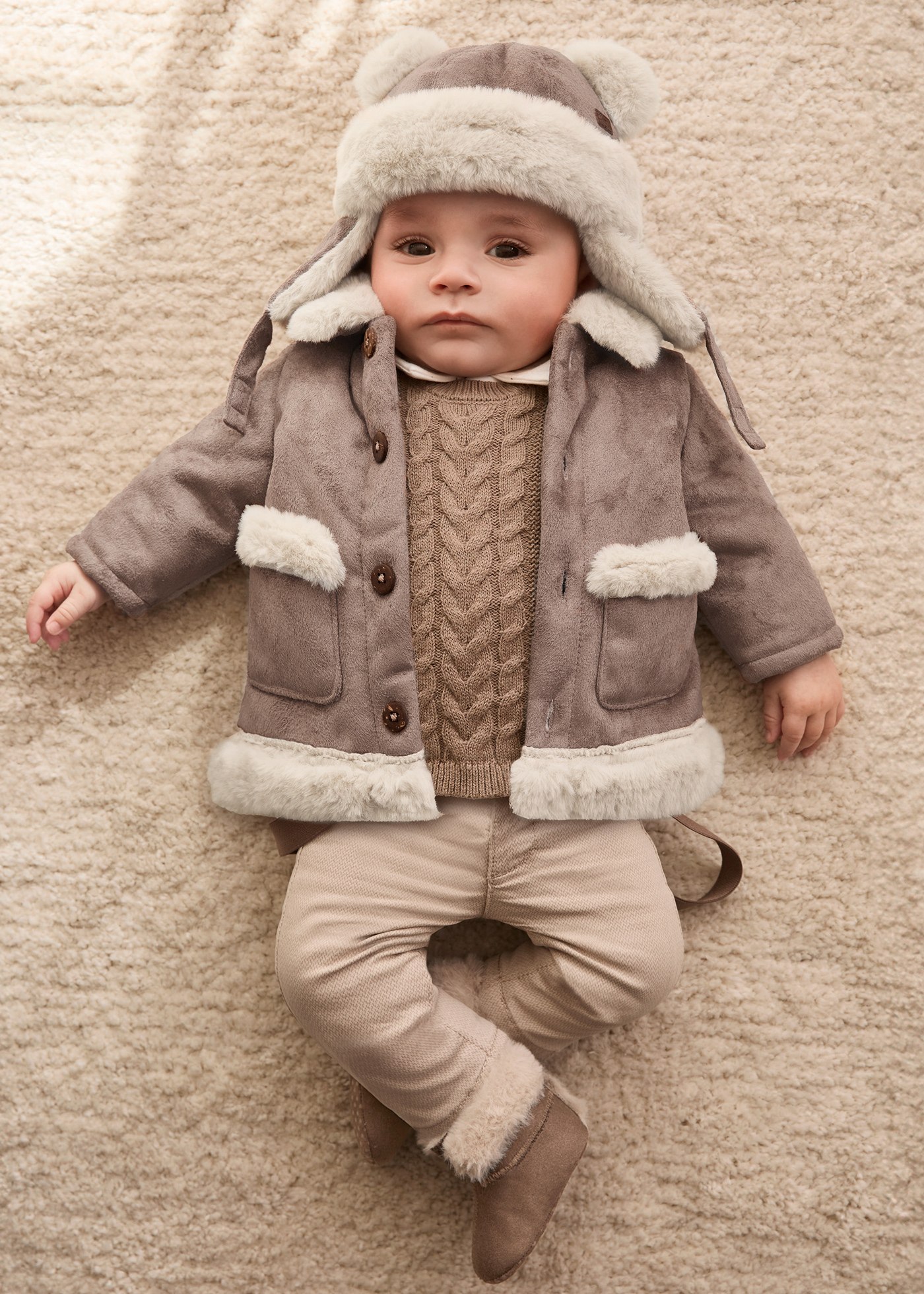 Newborn Double-Faced Coat