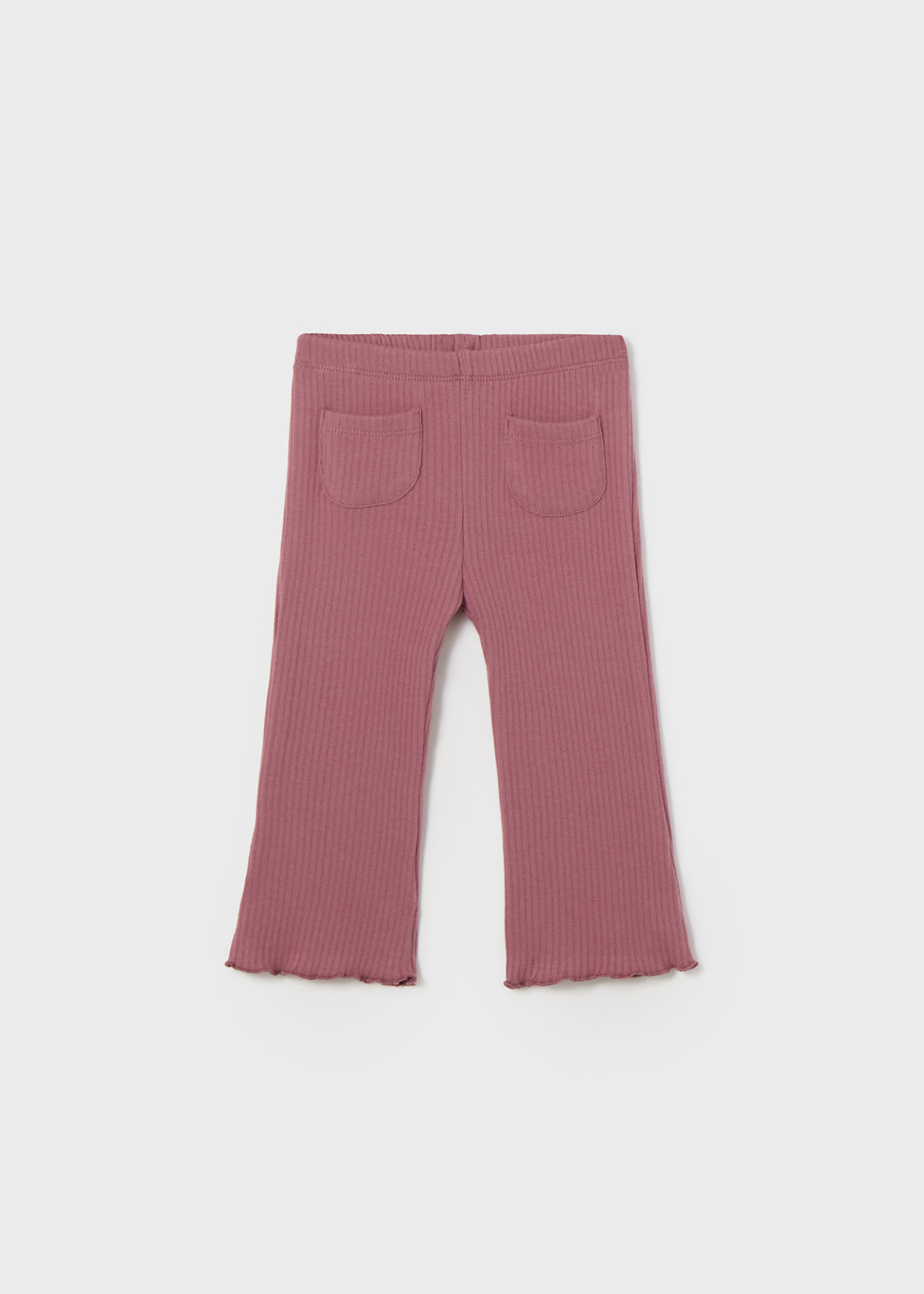 Baby Ribbed Flared Leggings