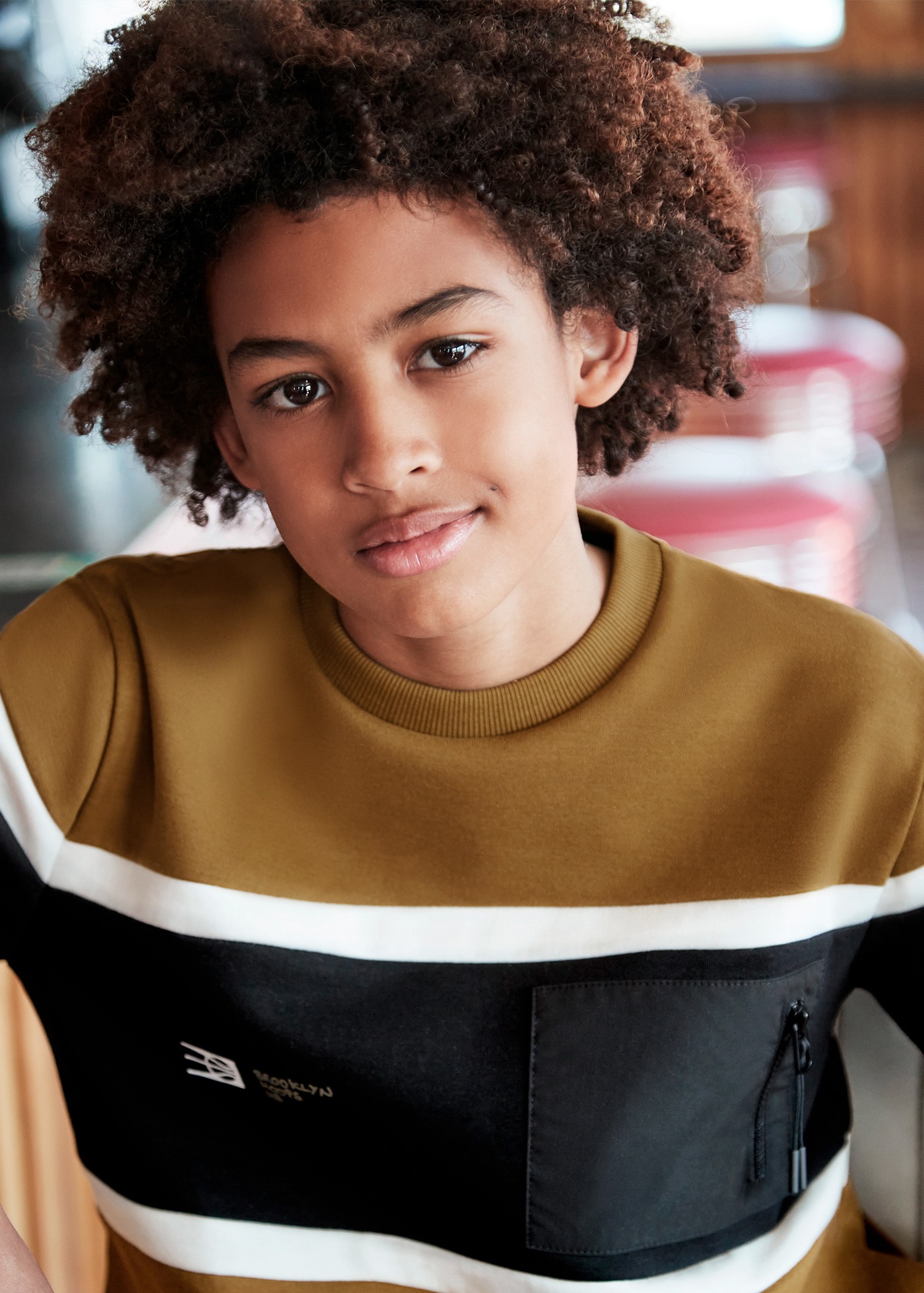 Boy Color Block Sweatshirt