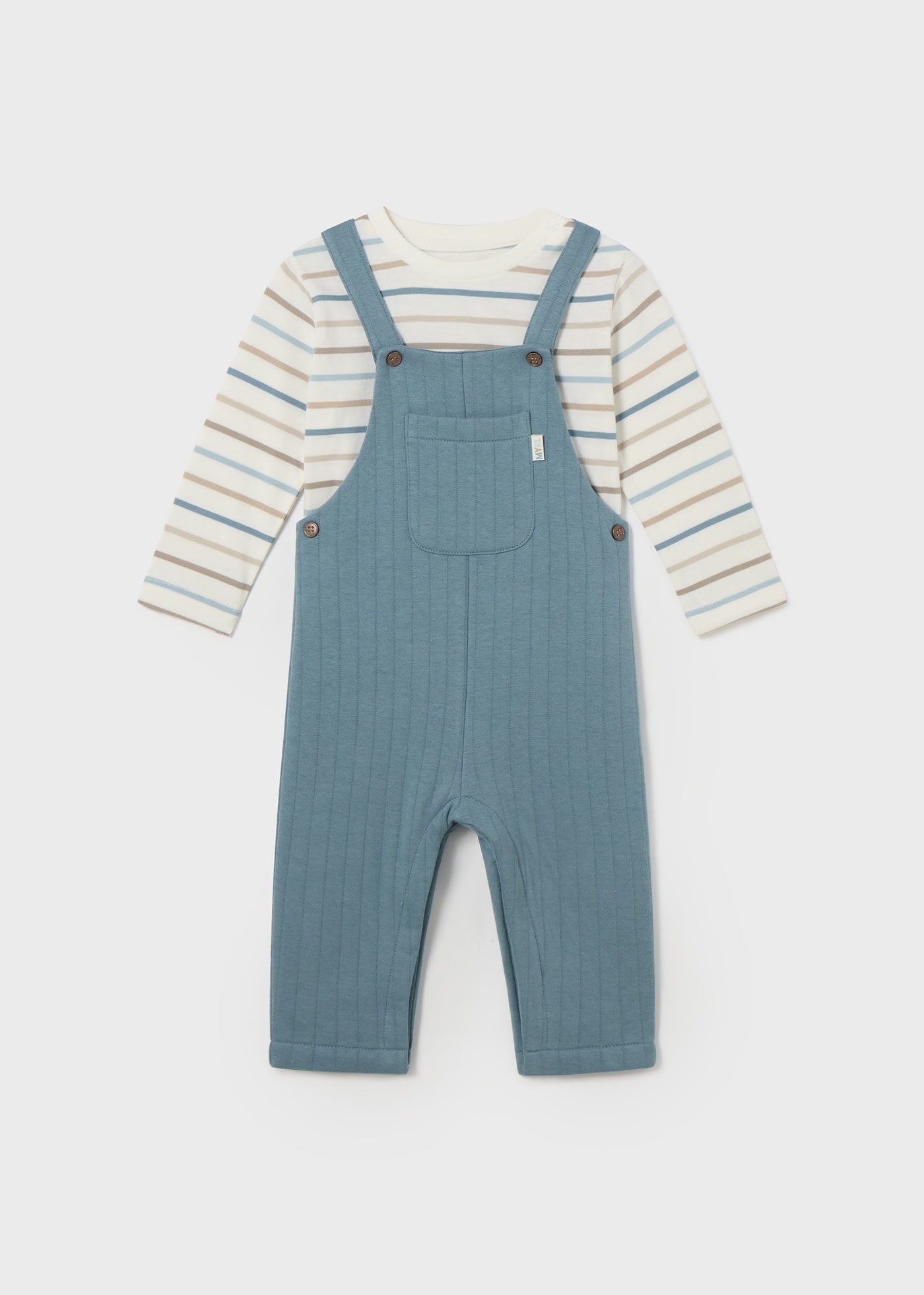 Baby Structured Dungarees Set