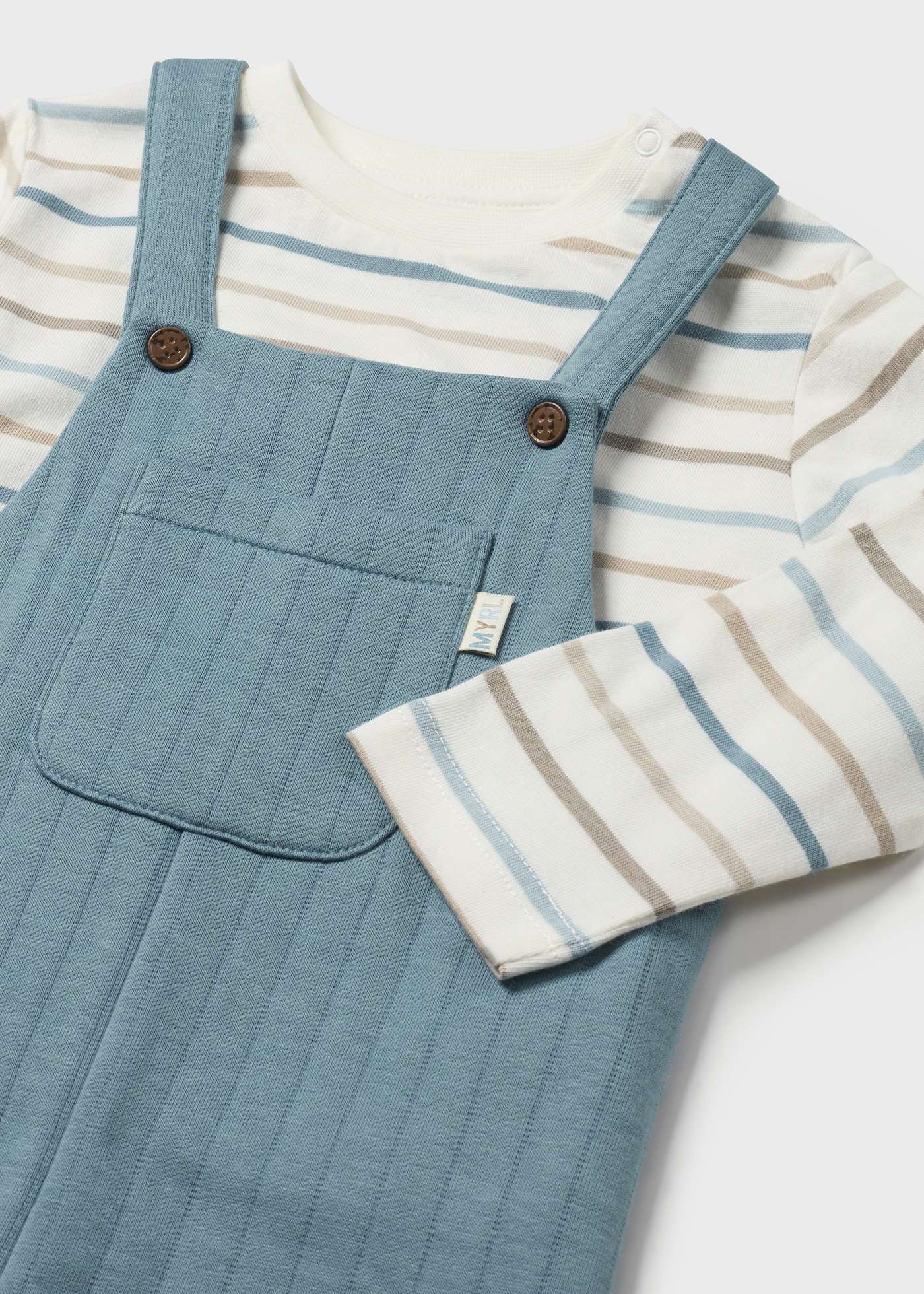 Baby Structured Dungarees Set