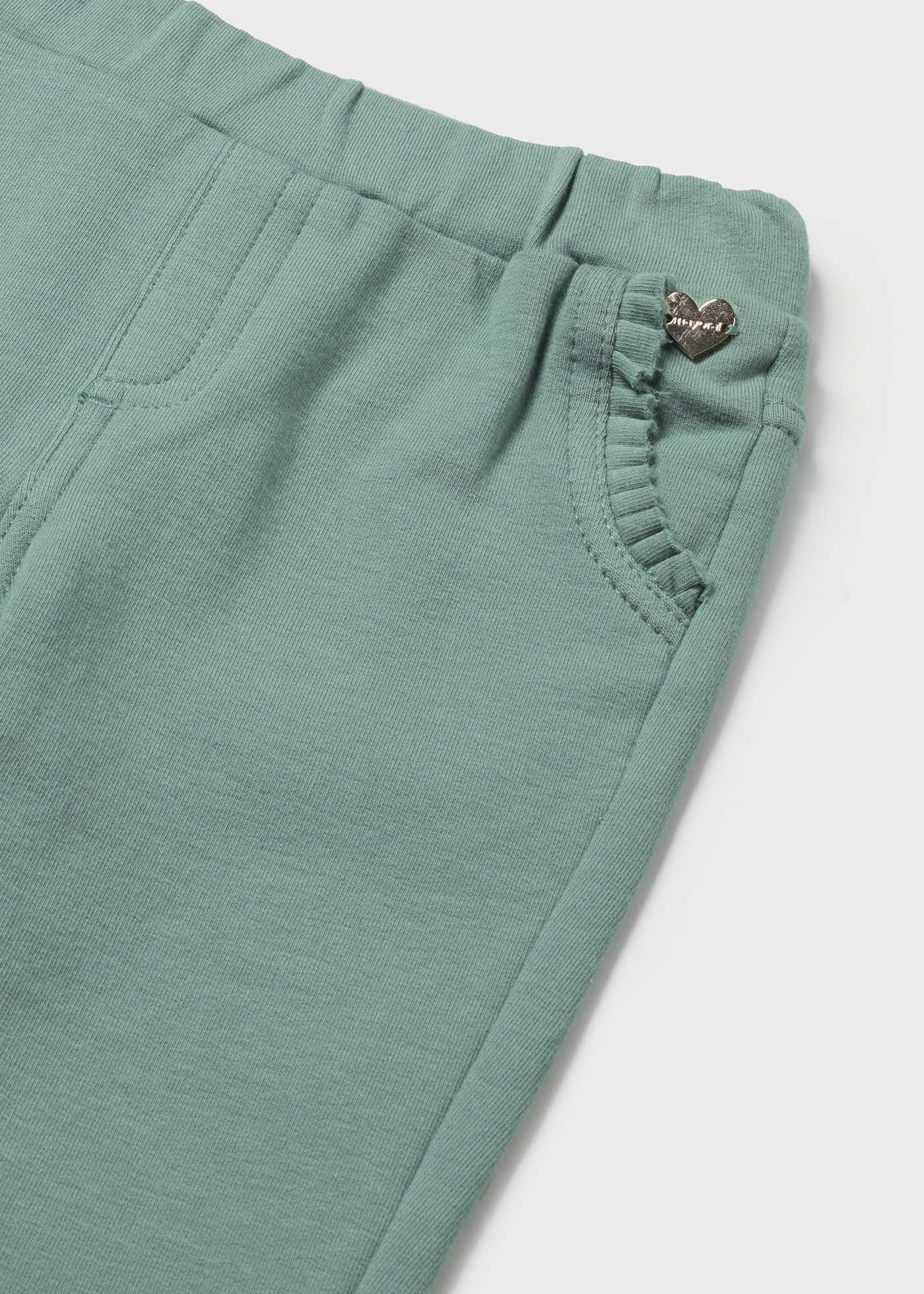 Pantalone felpa jeggings neonata