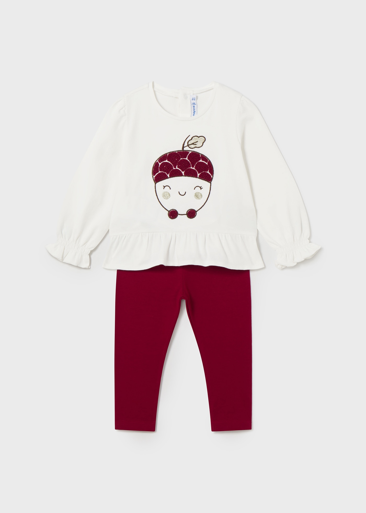 Completo leggings maglietta neonata