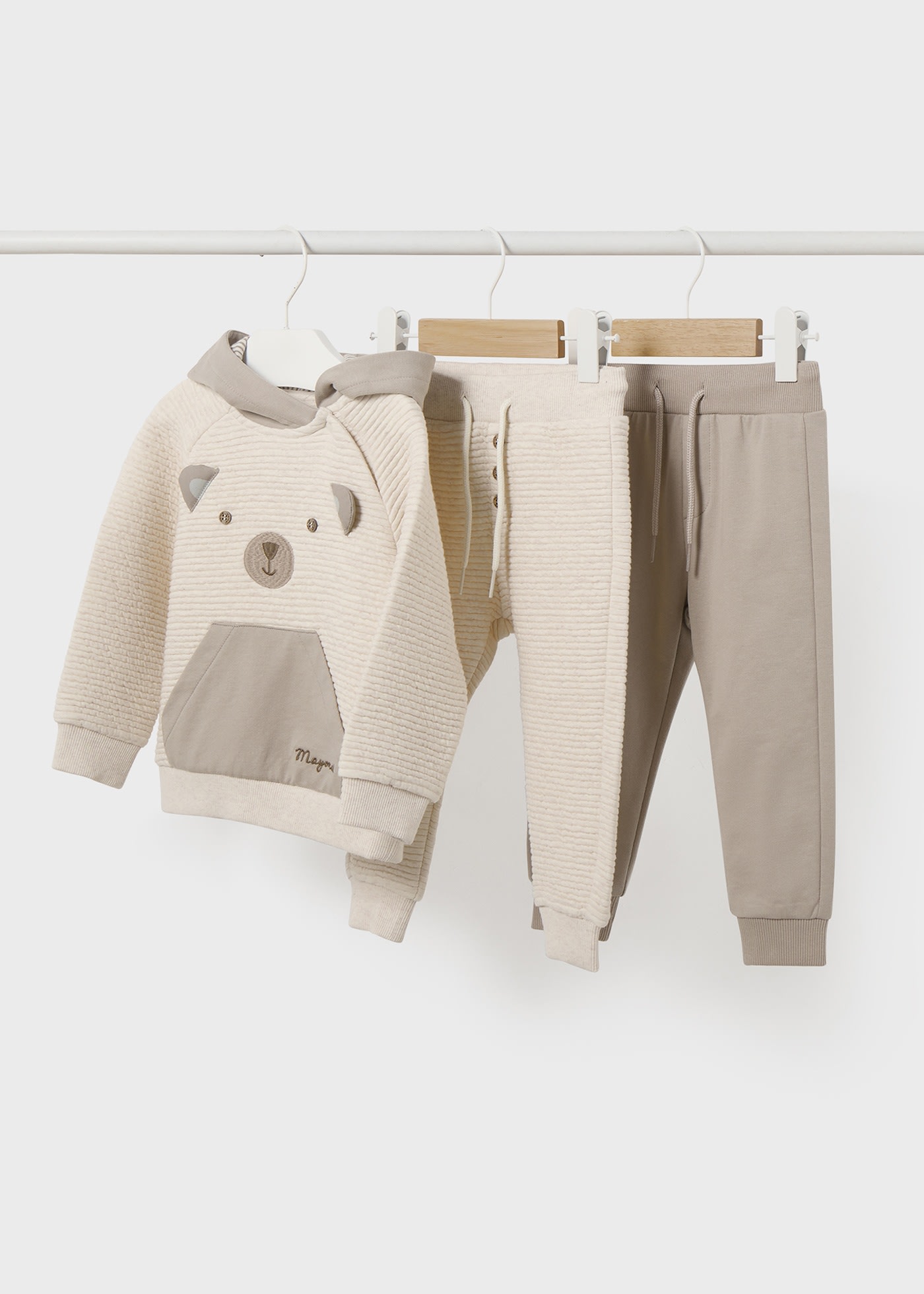 Tuta 2 pantaloni strutturati neonato